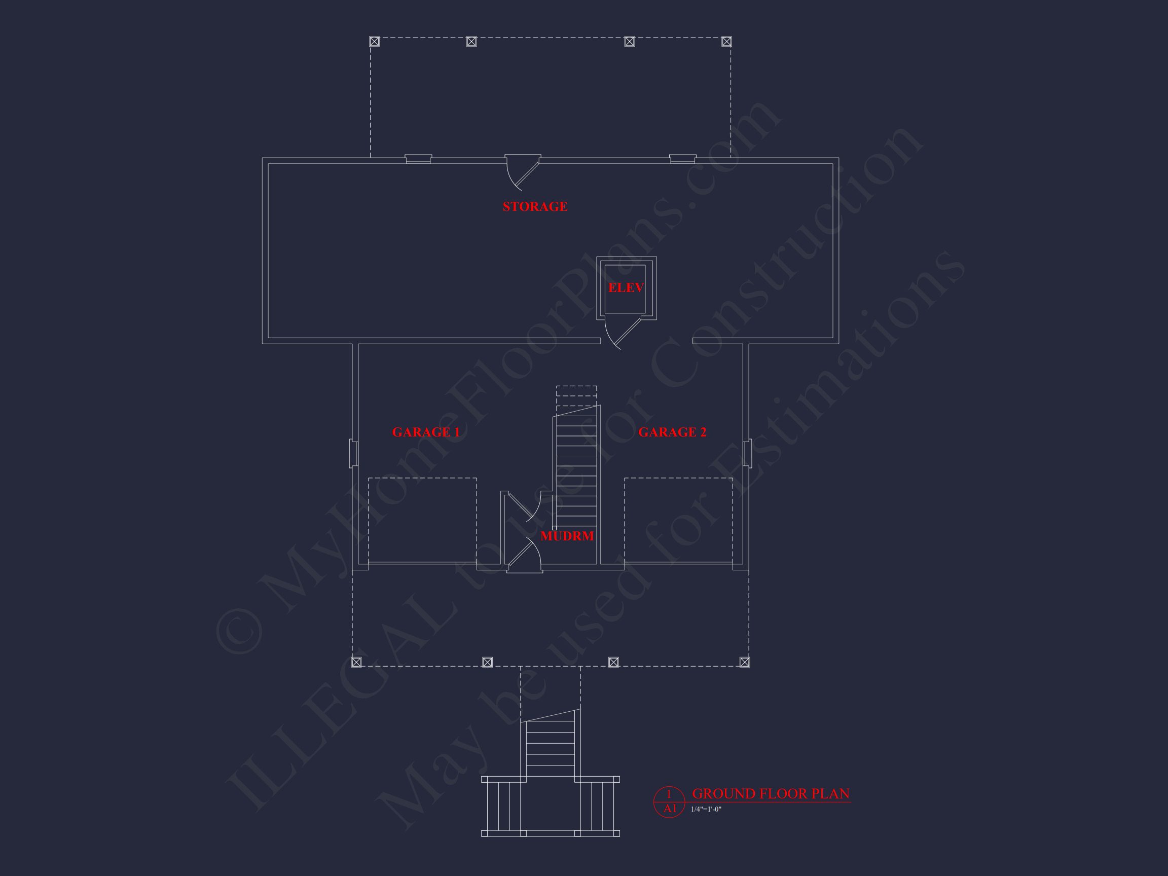 Charming Coastal house Plan with CAD-Ready Blueprints