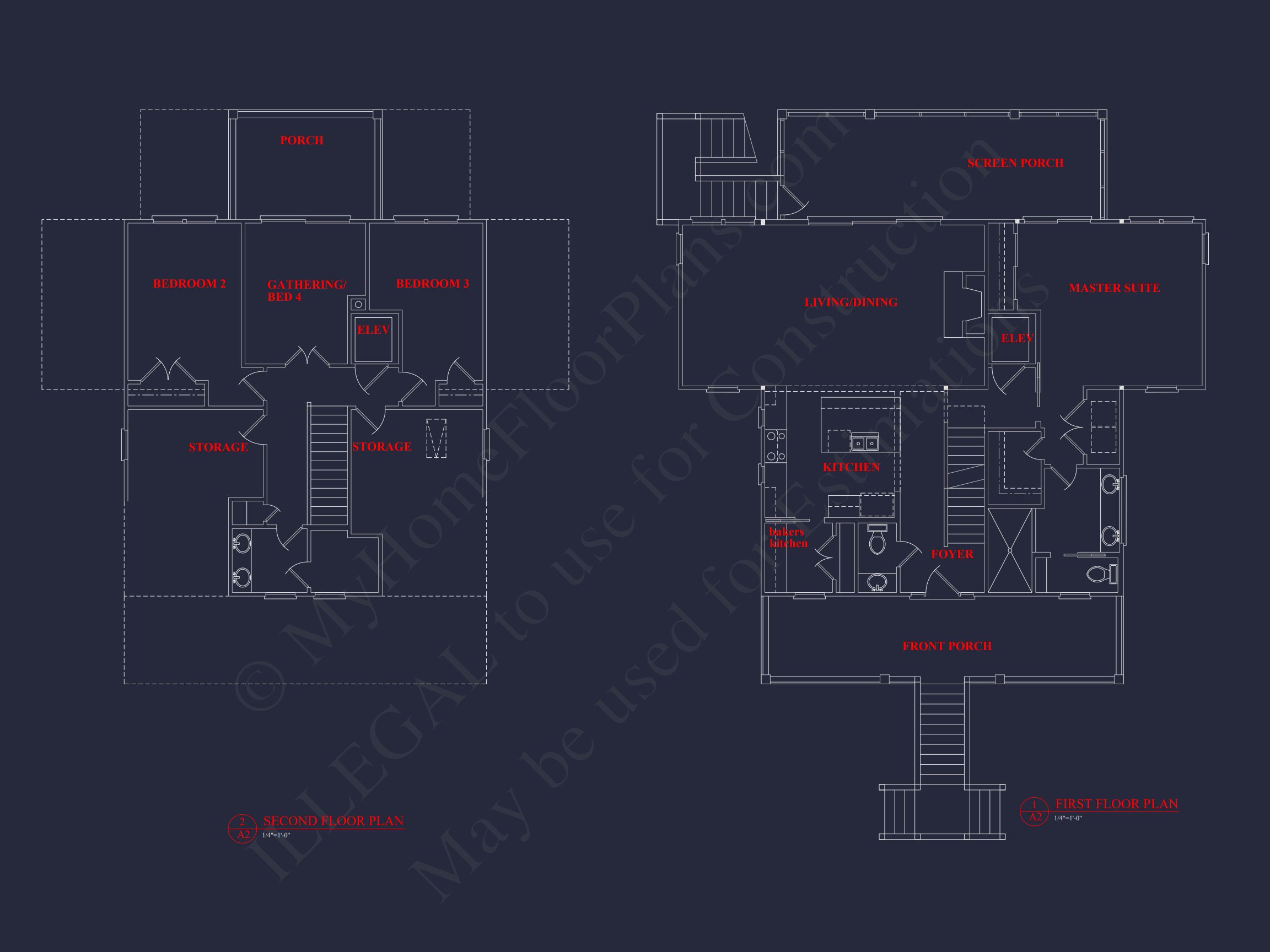 Charming Coastal house Plan with CAD-Ready Blueprints