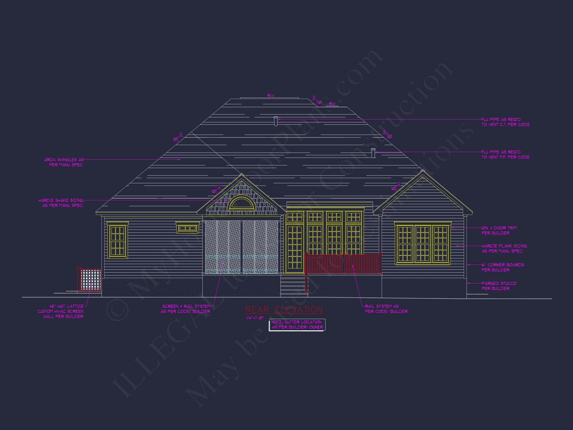 Charming Craftsman house Plan with 1.5 Floors and CAD Blueprints