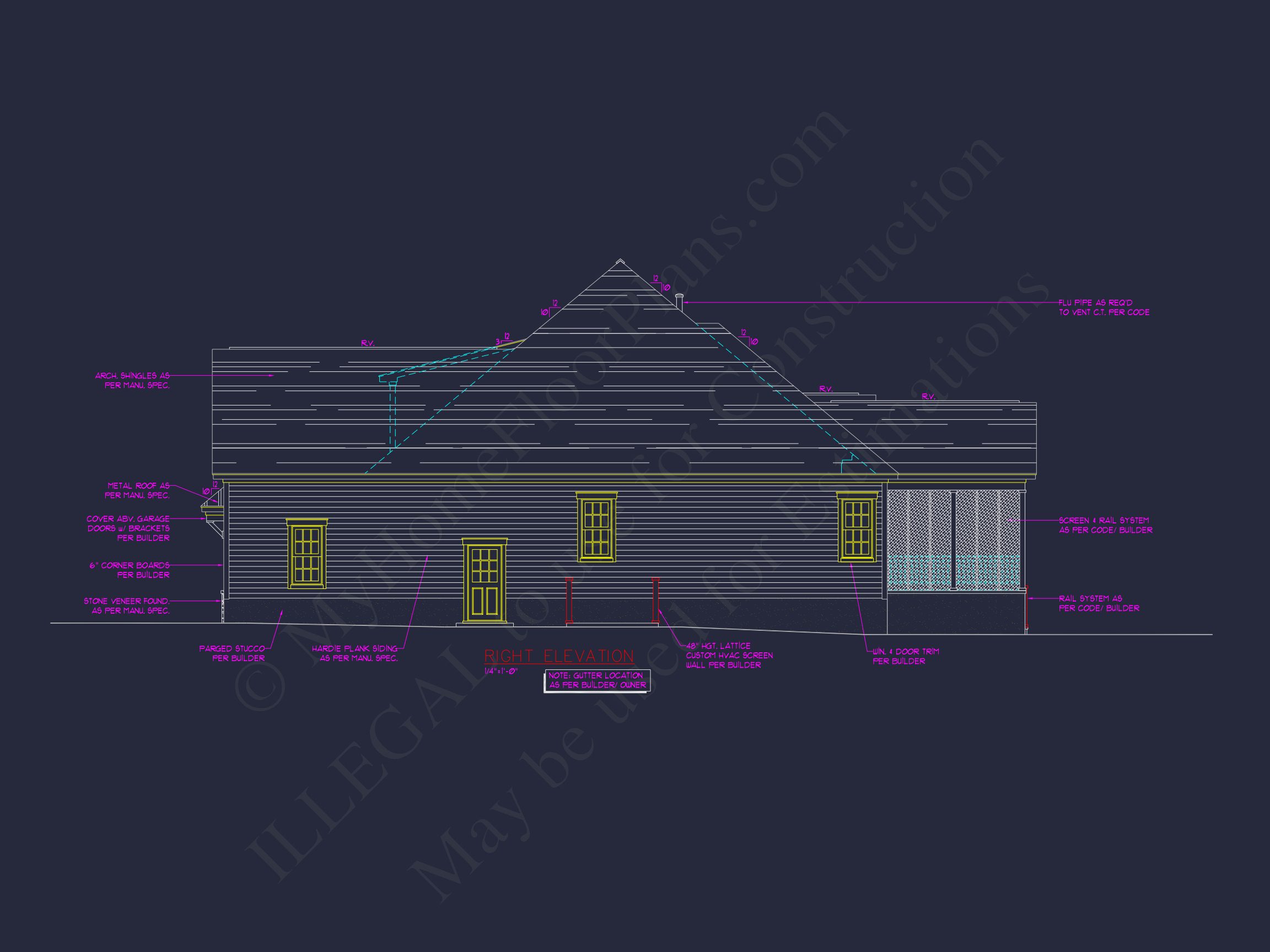 Charming Craftsman house Plan with 1.5 Floors and CAD Blueprints