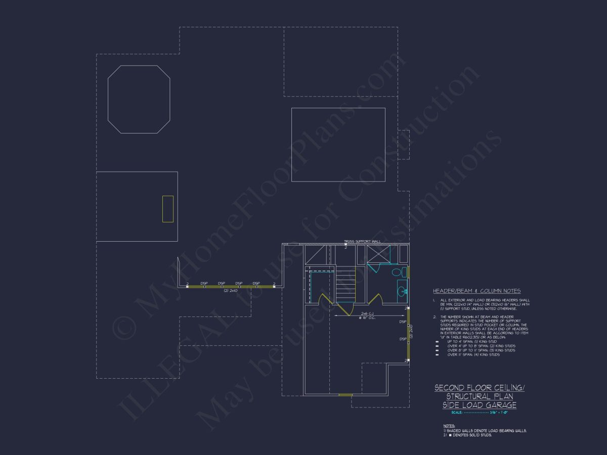 Charming Craftsman house Plan with 1.5 Floors and Side Garage