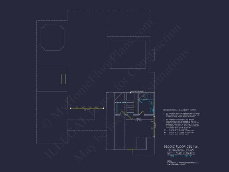 Charming Craftsman house Plan with 1.5 Floors and Side Garage