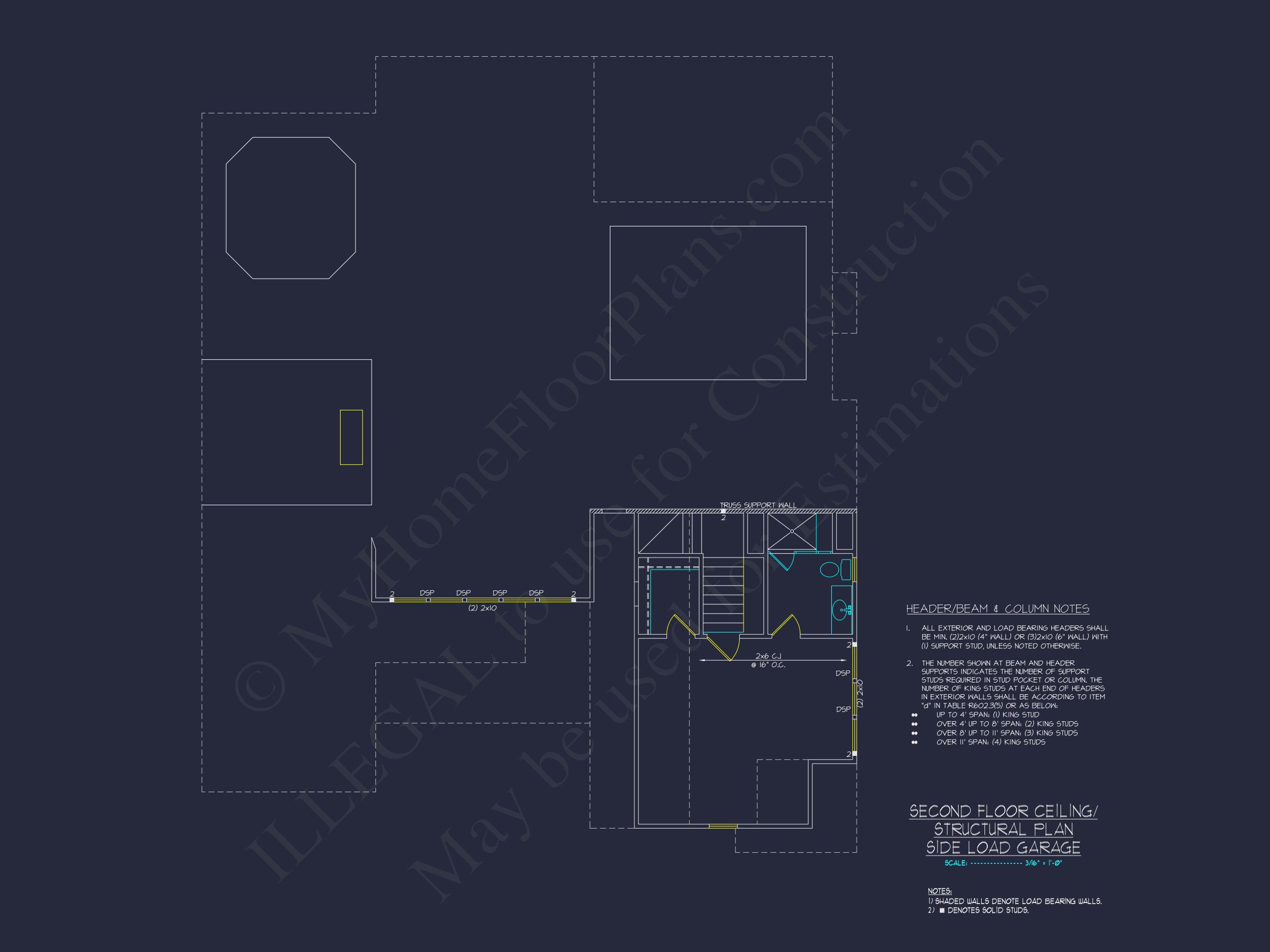 Charming Craftsman house Plan with 1.5 Floors and Side Garage