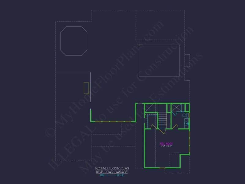Charming Craftsman house Plan with 1.5 Floors and Side Garage