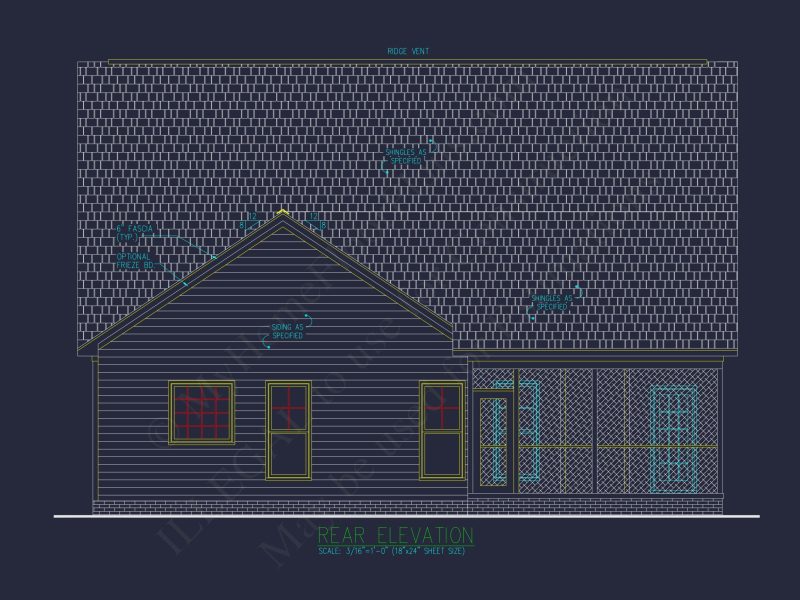 Charming Craftsman house Plan with CAD Designs and Details