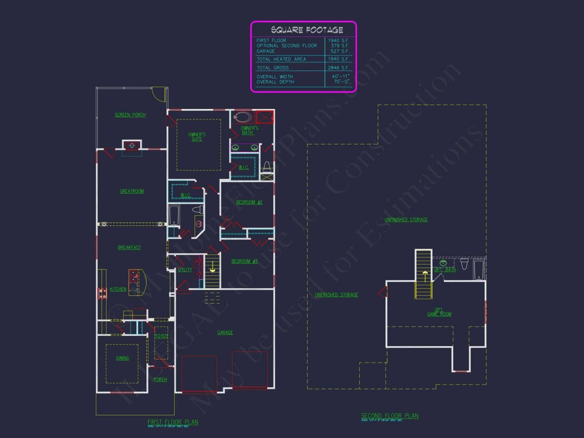 Charming Craftsman house Plan with CAD Designs and Details
