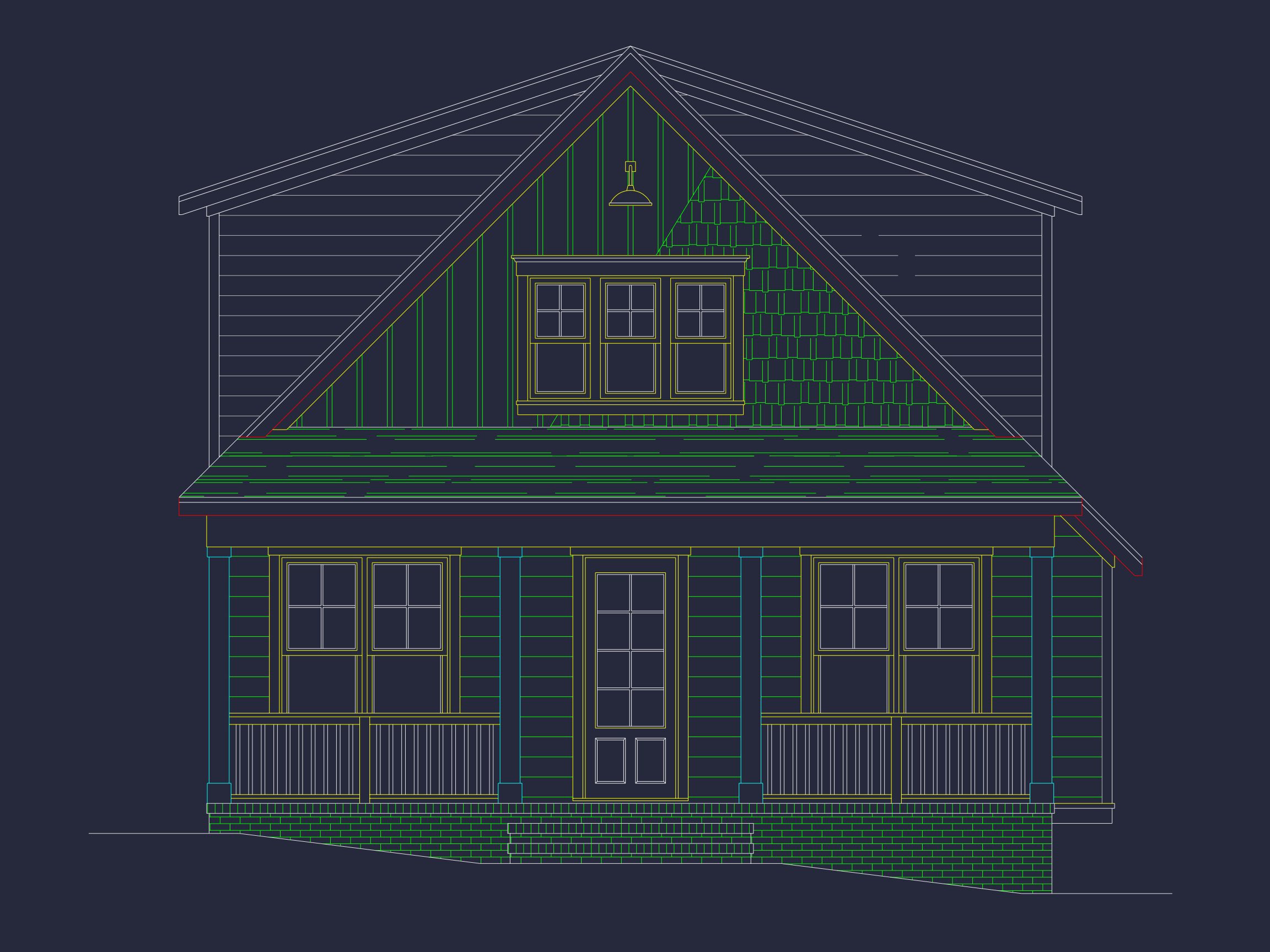 Charming house Floor Plan with Blueprint Designs & CAD Architecture