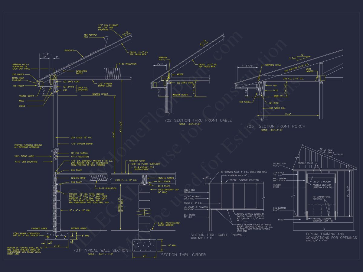 Charming house Plan with Detailed Floor Plan & CAD Designs