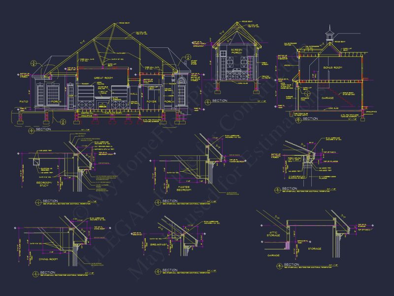 Charming house Plan with Spacious Floor Plan and CAD Designs