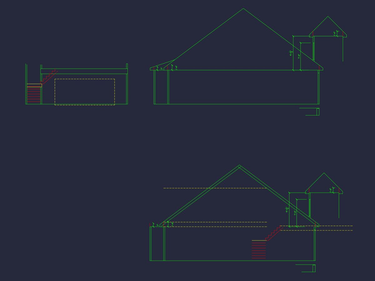 Chic house Plan with Flexible Blueprint CAD Designs