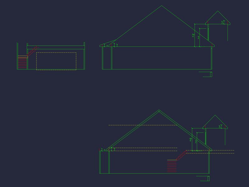 Chic house Plan with Flexible Blueprint CAD Designs