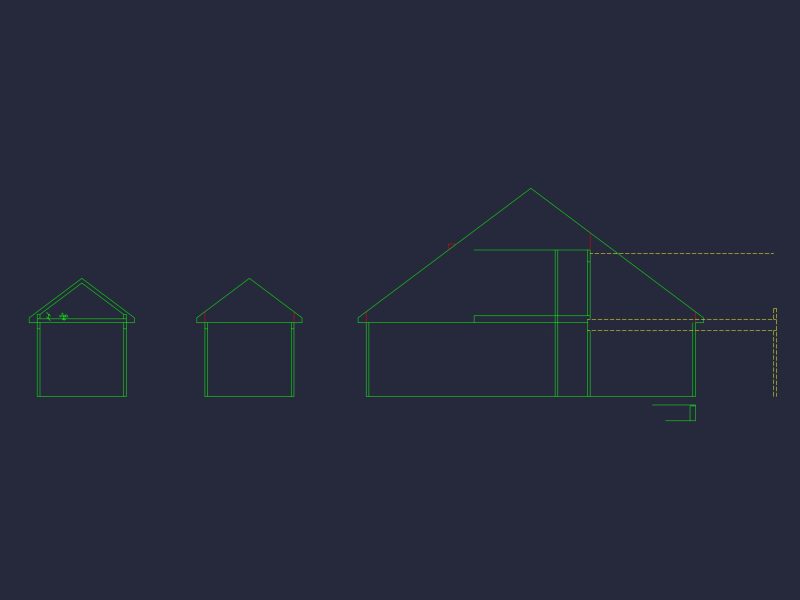 Chic house Plan with Flexible Blueprint CAD Designs