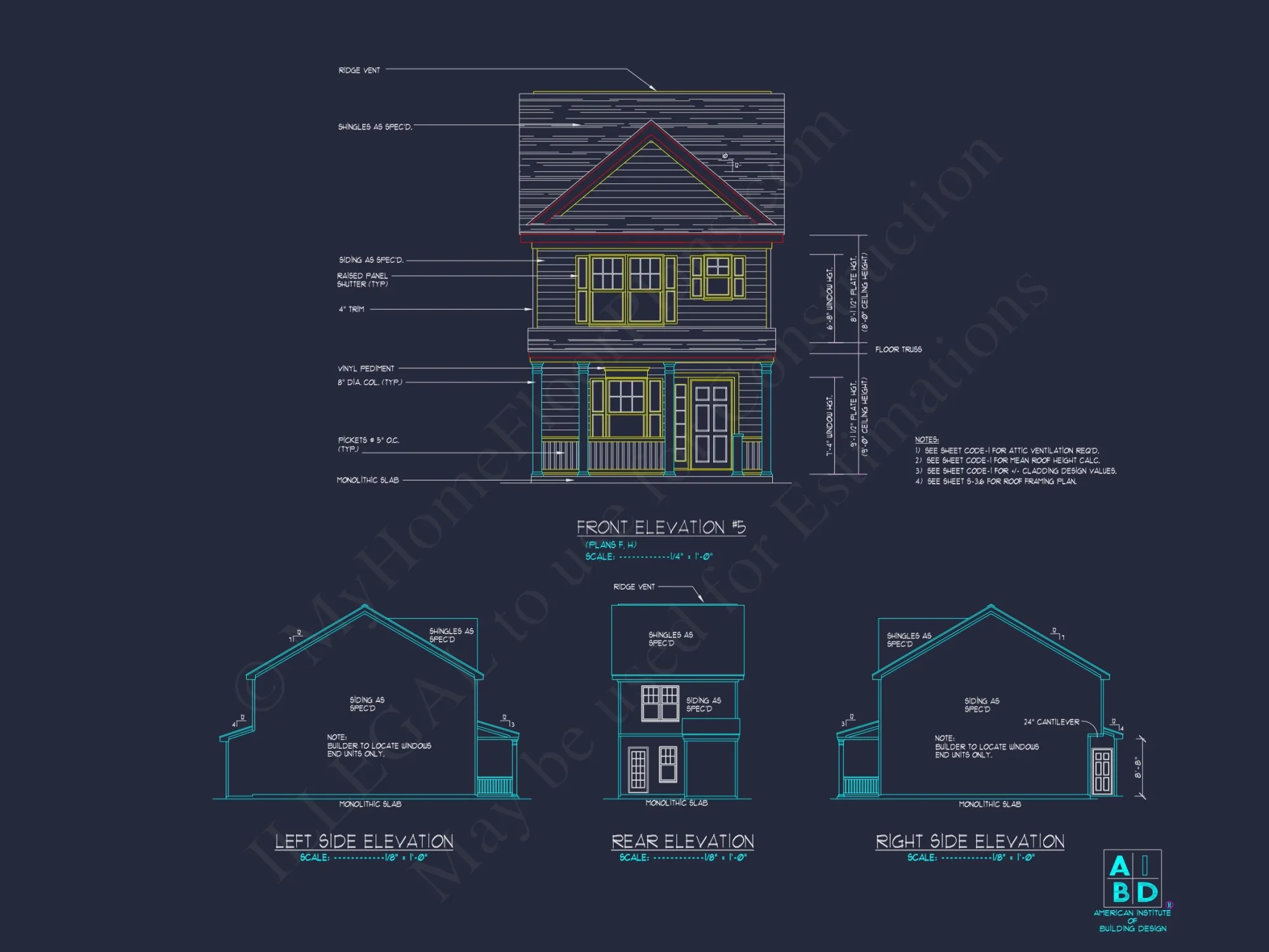 Classic 2-Bedroom house Plan with Detailed Floor Blueprint Designs