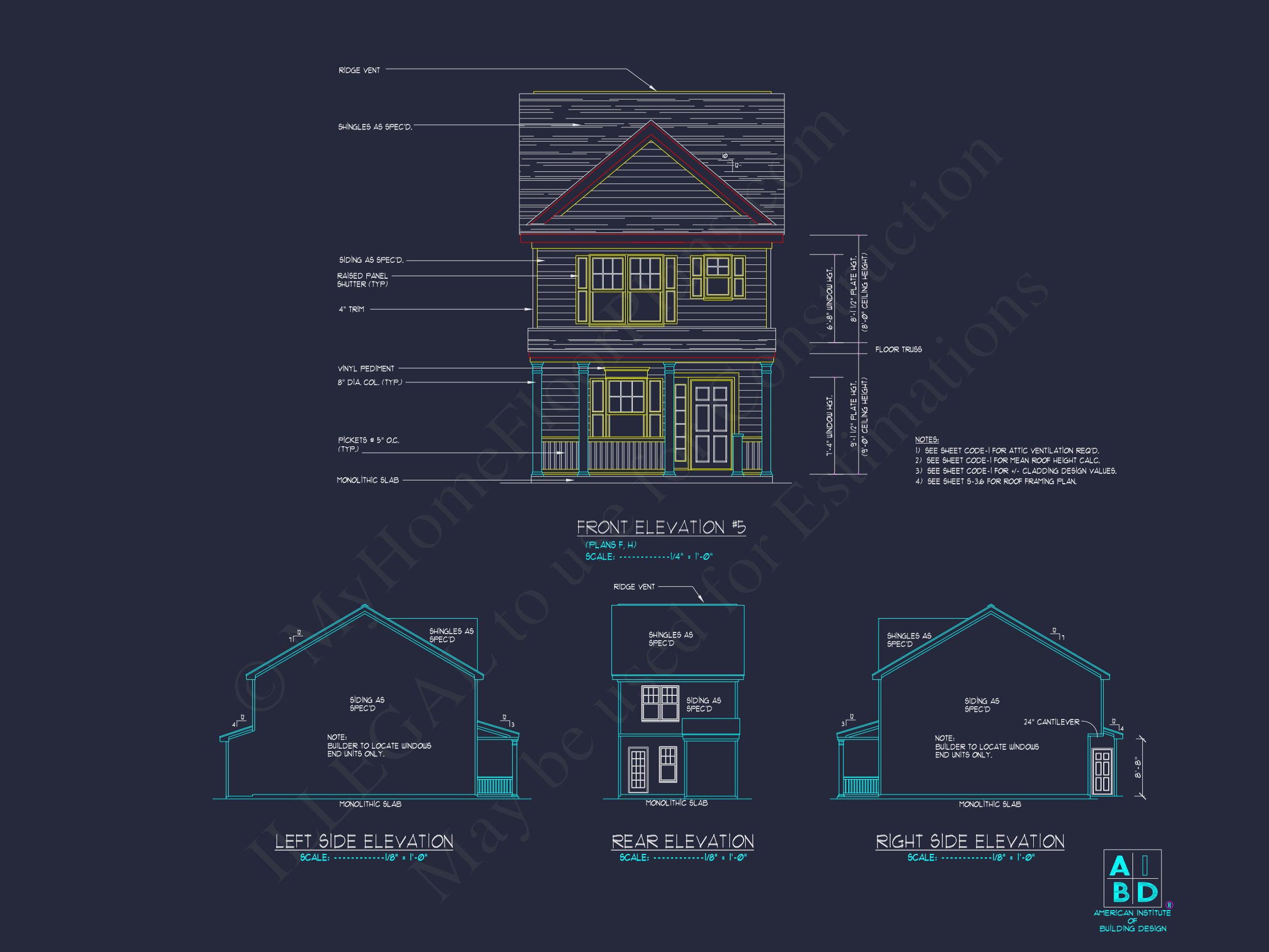 Classic 2-Bedroom house Plan with Detailed Floor Blueprint Designs