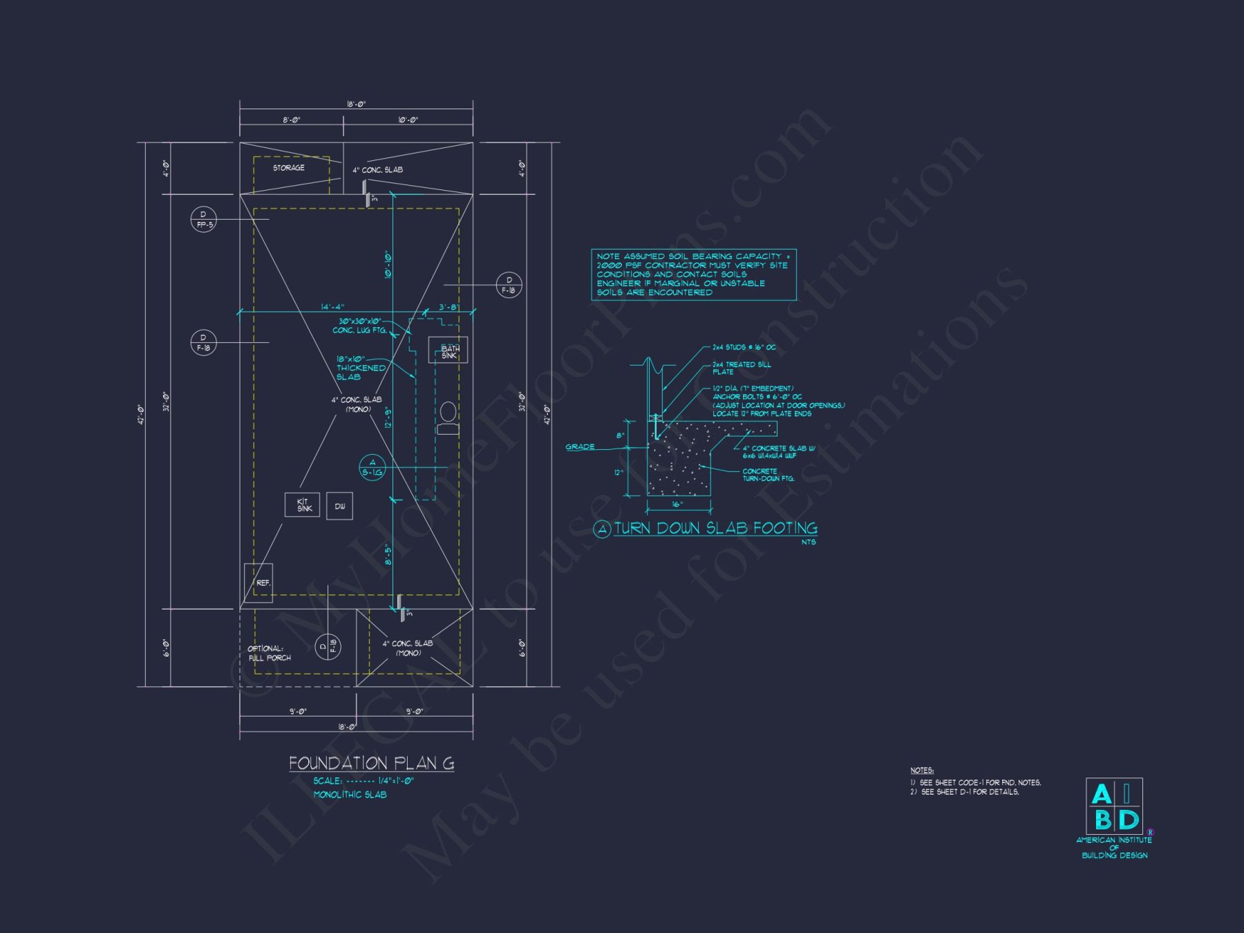 Classic 2-Bedroom house Plan with Detailed Floor Blueprint Designs