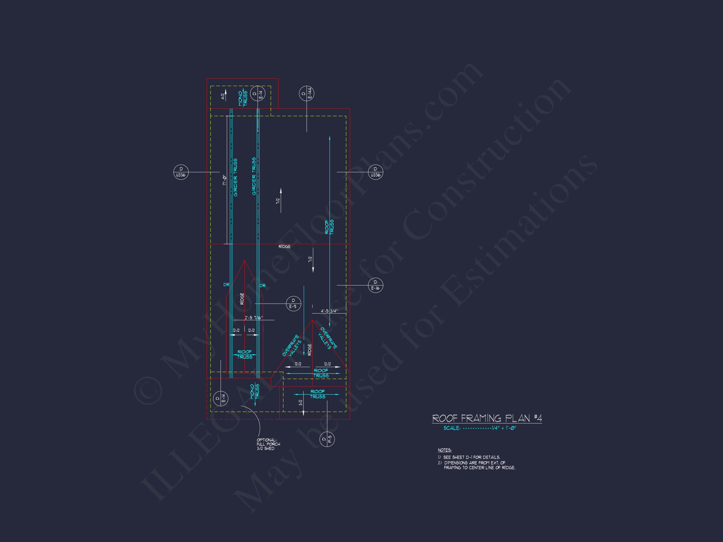 Classic 2-Bedroom house Plan with Detailed Floor Blueprint Designs