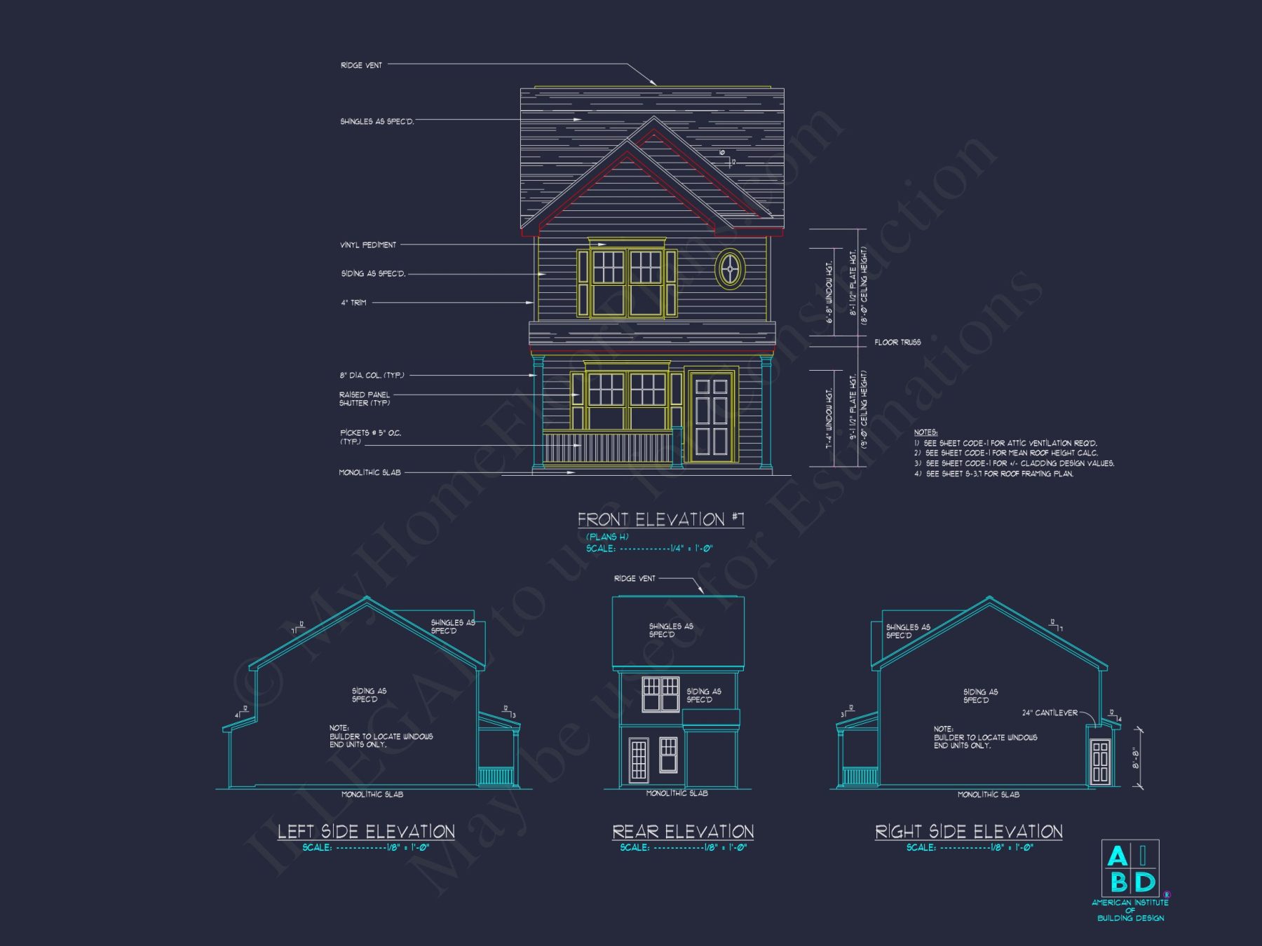 Classic 2-Bedroom house Plan with Detailed Floor Blueprint Designs