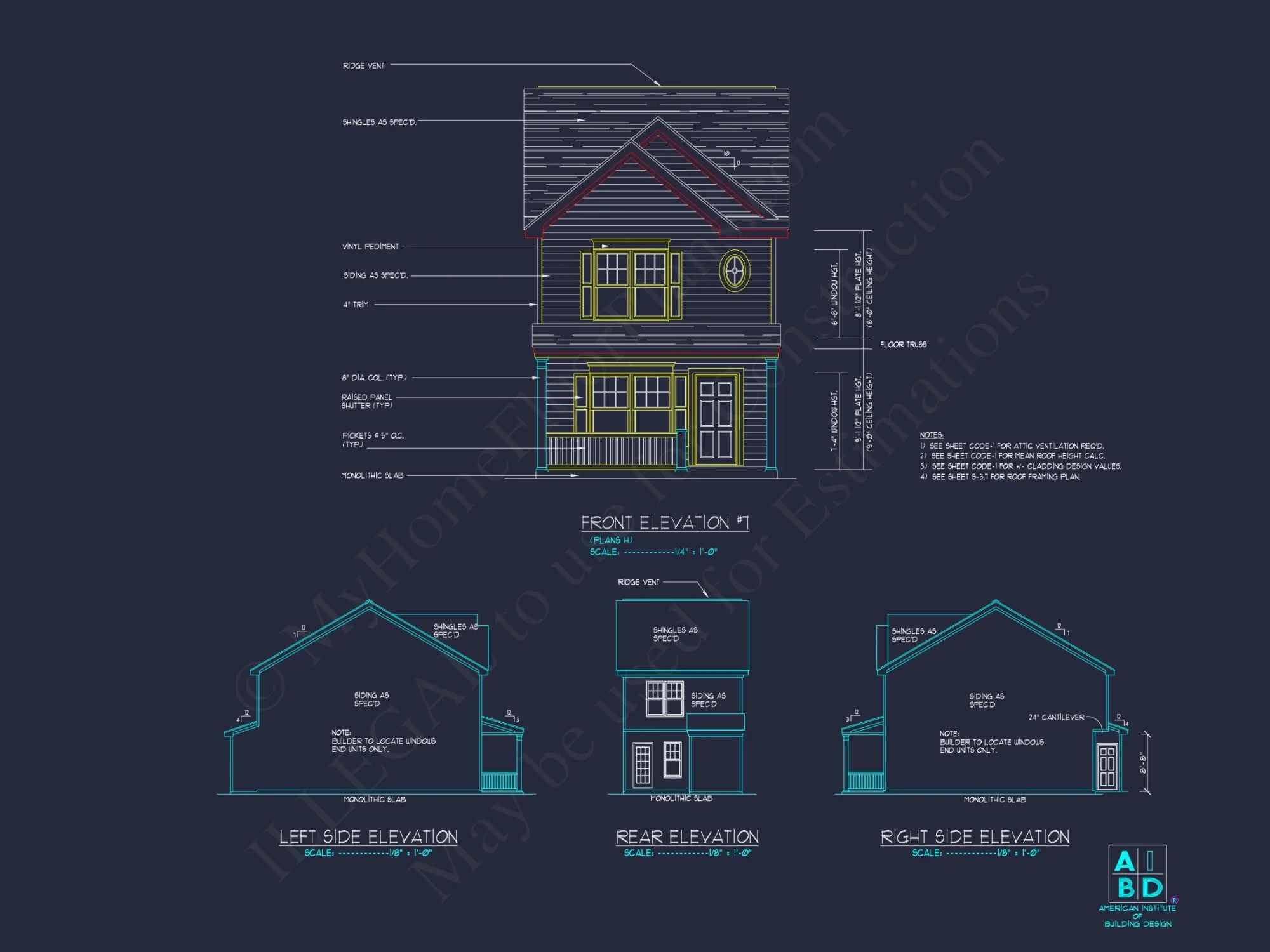 Classic 2-Bedroom house Plan with Detailed Floor Blueprint Designs
