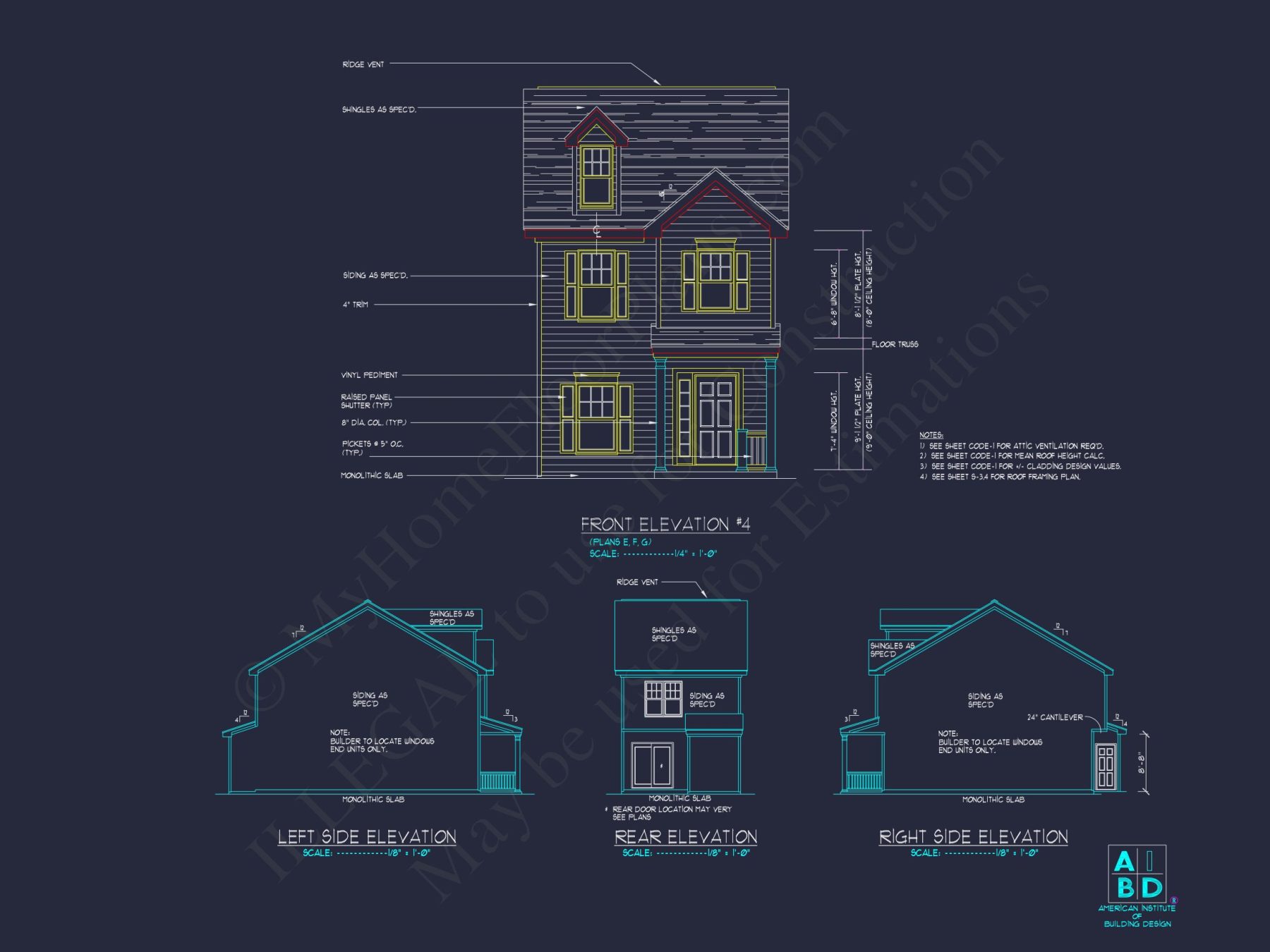 Classic 2-Bedroom house Plan with Detailed Floor Blueprint Designs