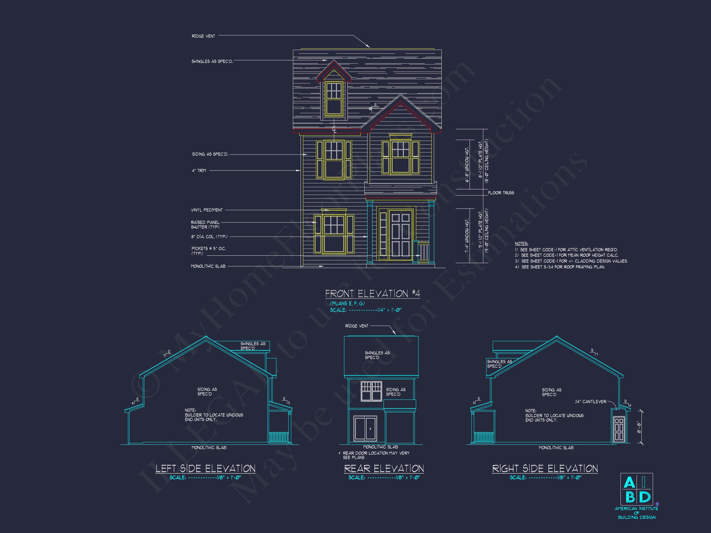 Classic 2-Bedroom house Plan with Detailed Floor Blueprint Designs