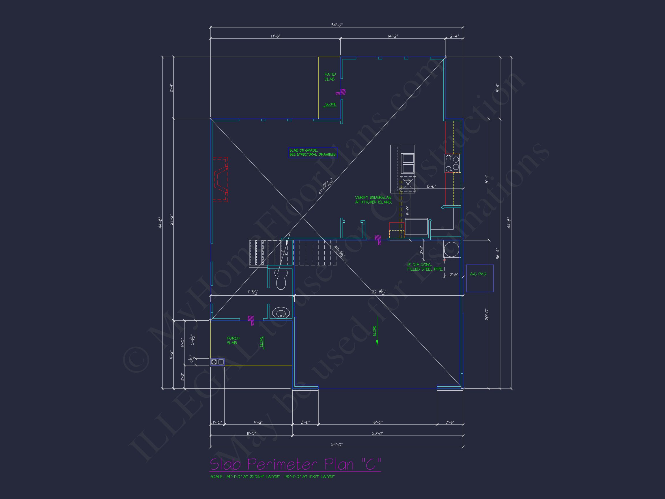 Classic 2-Story house Plan: 4 Beds,2289 sq ft Blueprint