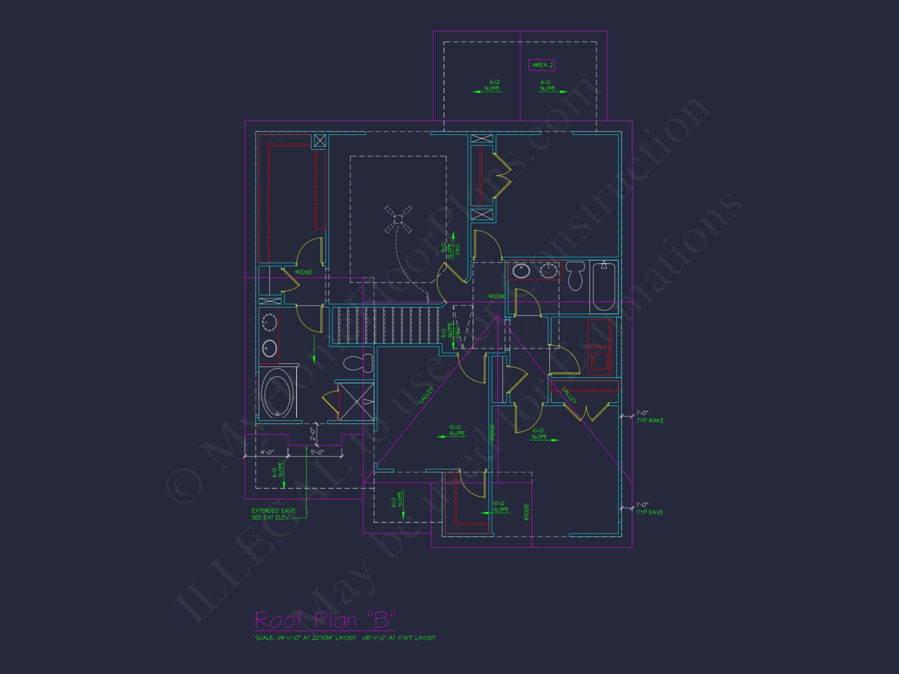 Classic 2-Story house Plan: 4 Beds, 2289 sq ft Blueprint