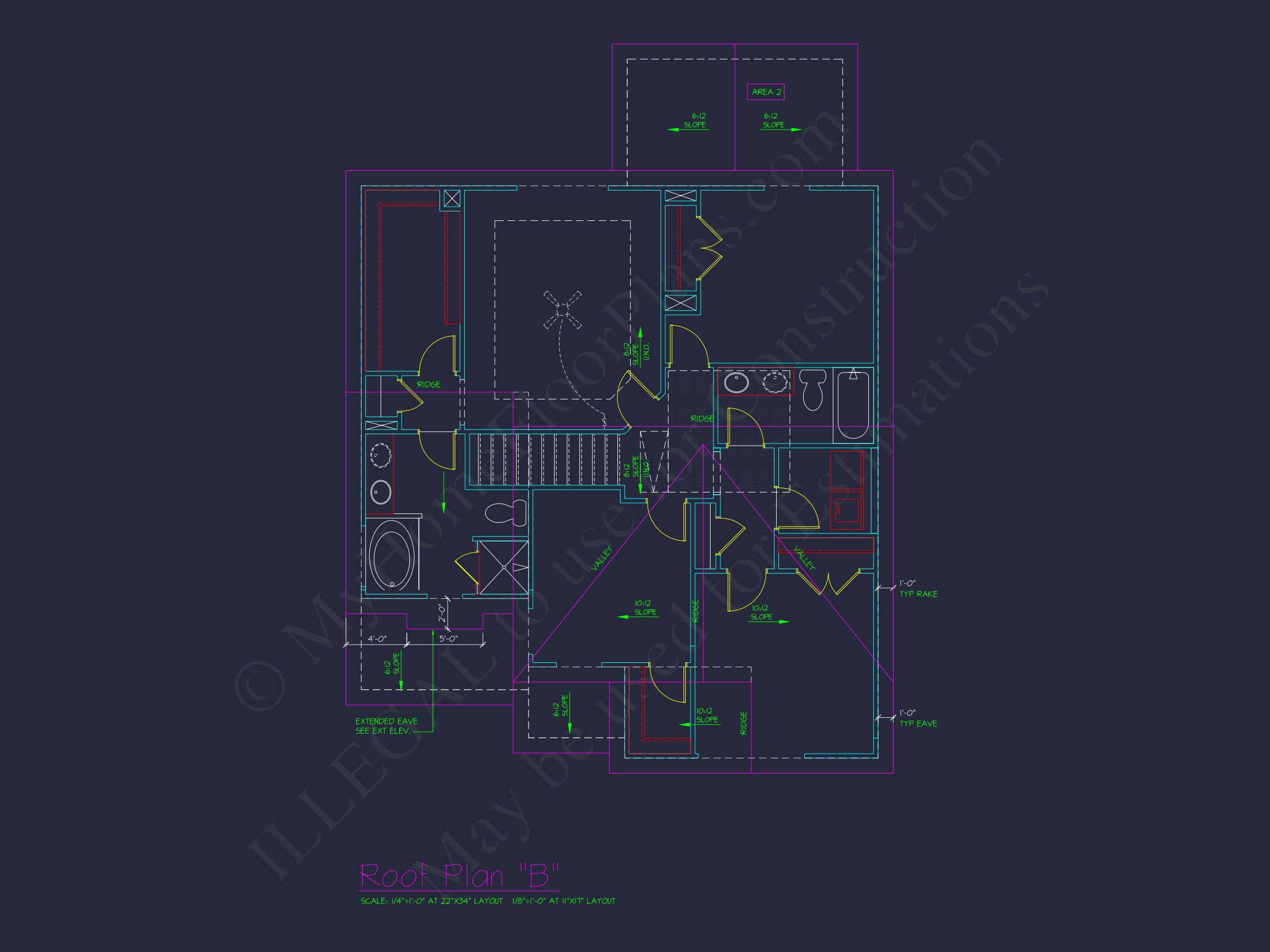Classic 2-Story house Plan: 4 Beds,2289 sq ft Blueprint