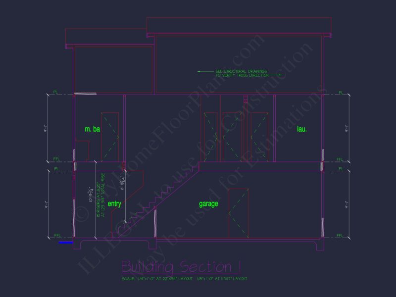 Classic 2-Story house Plan: 4 Beds, 2289 sq ft Blueprint