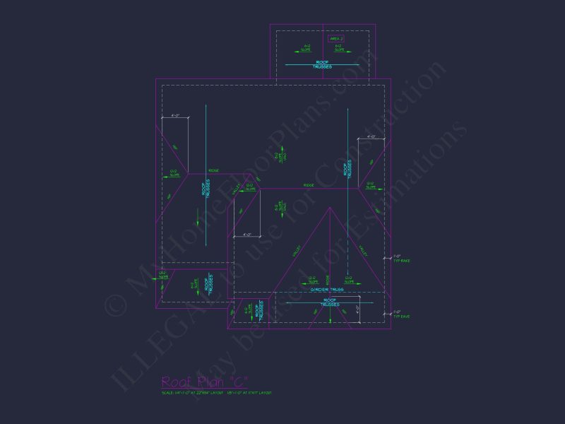 Classic 2-Story house Plan: 4 Beds, 2289 sq ft Blueprint