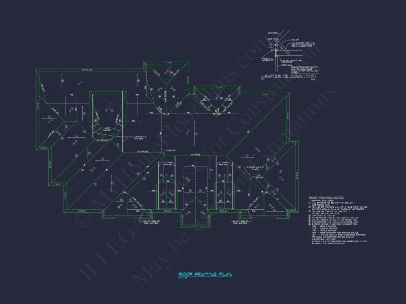 Classic 2182 Sq. Ft. house Plan with Open Floor Blueprint