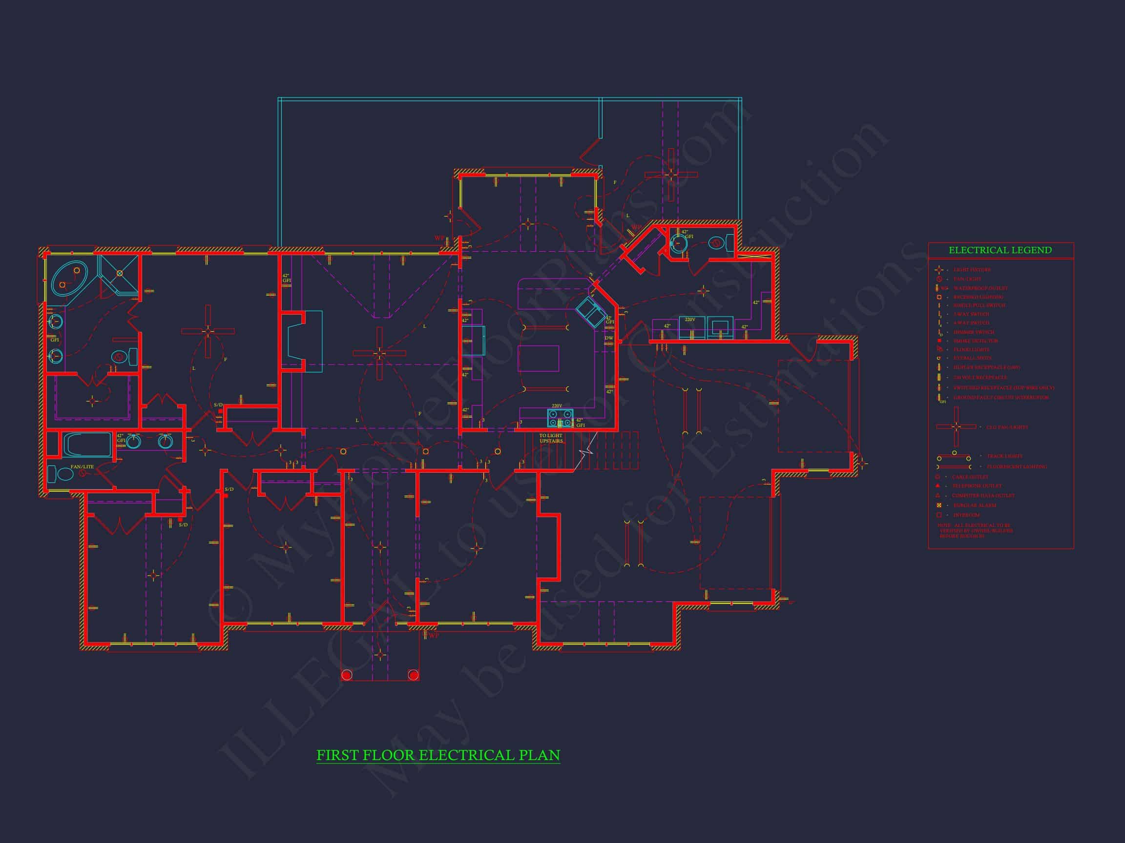 Classic 2182 Sq. Ft. house Plan with Open Floor Blueprint