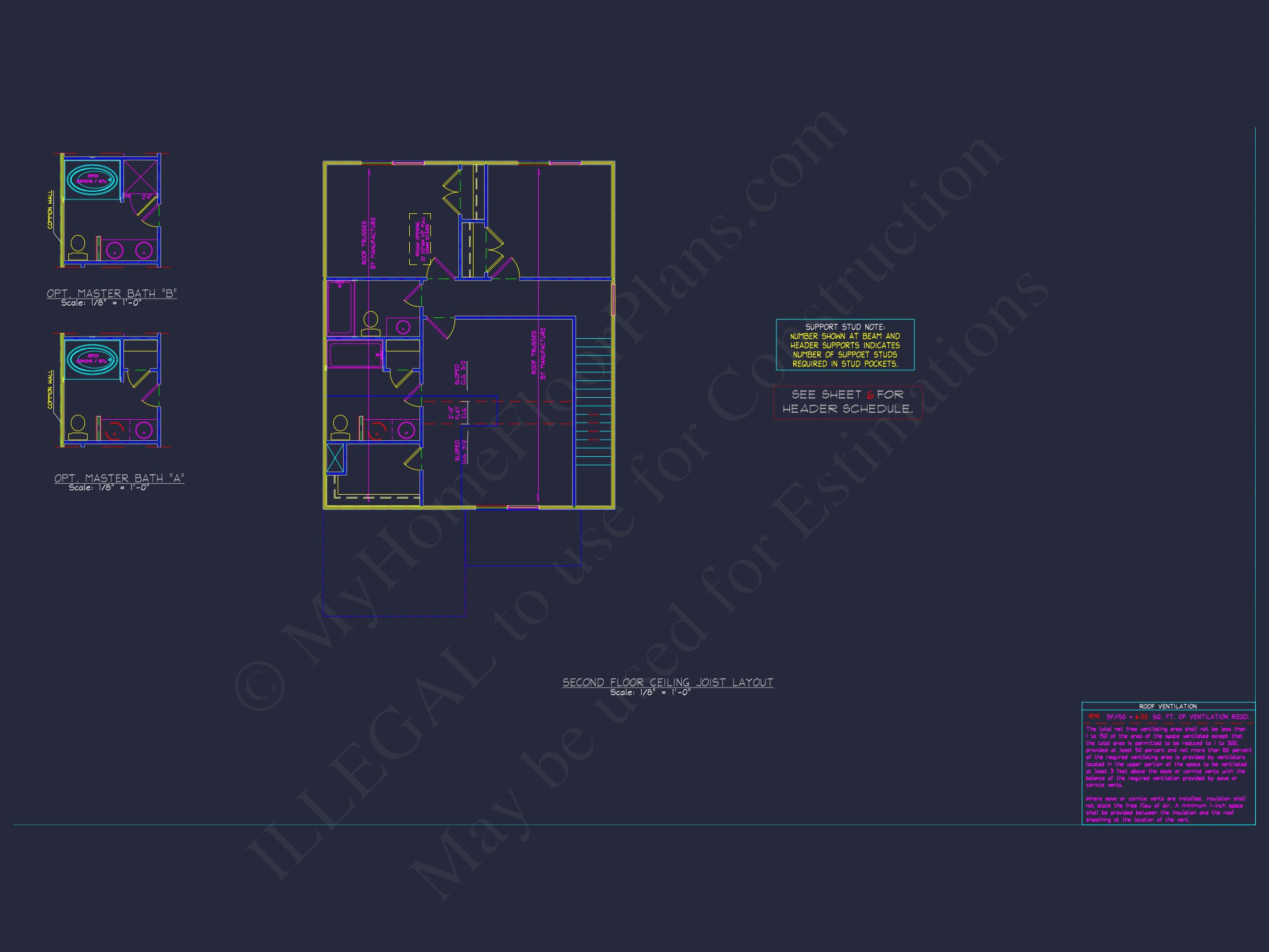 Classic house Plan with CAD Blueprints and 2-Story Designs