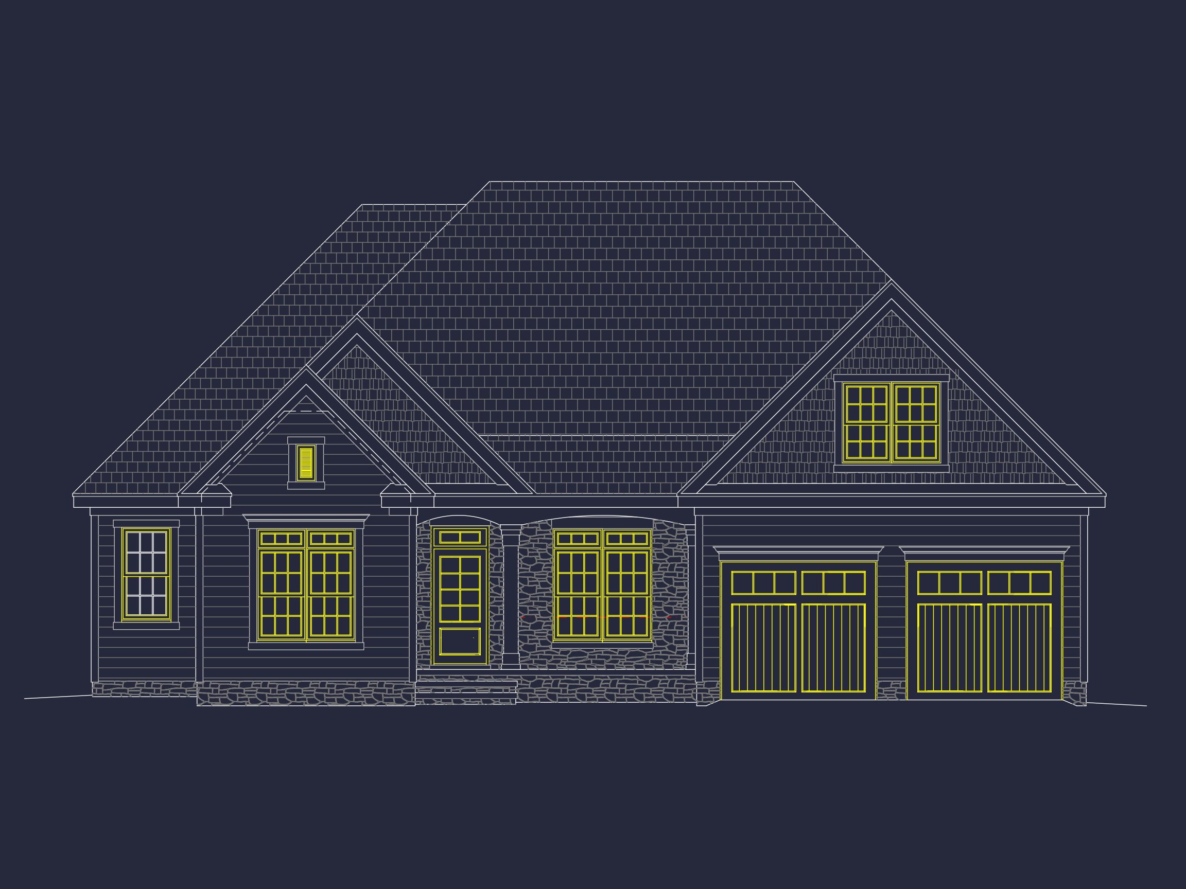 Classic Suburban house Floor Plan – CAD Architecture Designs