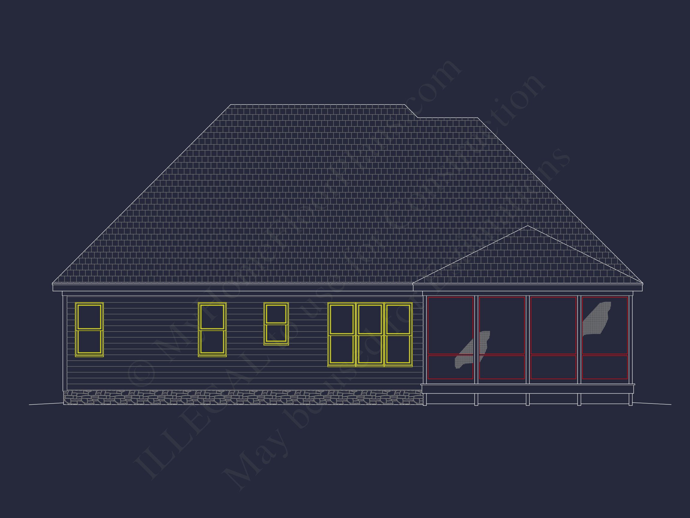 Classic Suburban house Floor Plan – CAD Architecture Designs