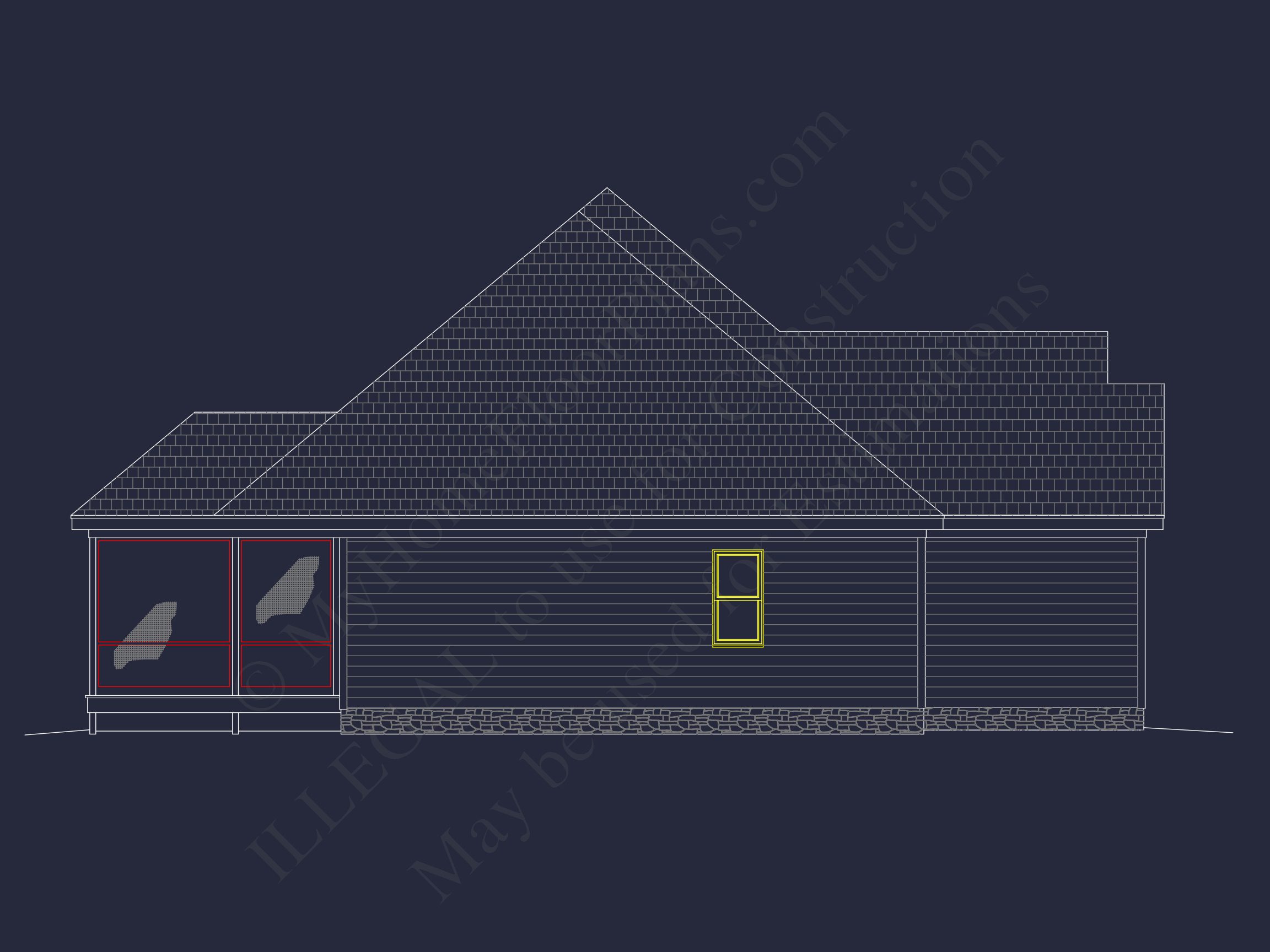 Classic Suburban house Floor Plan – CAD Architecture Designs