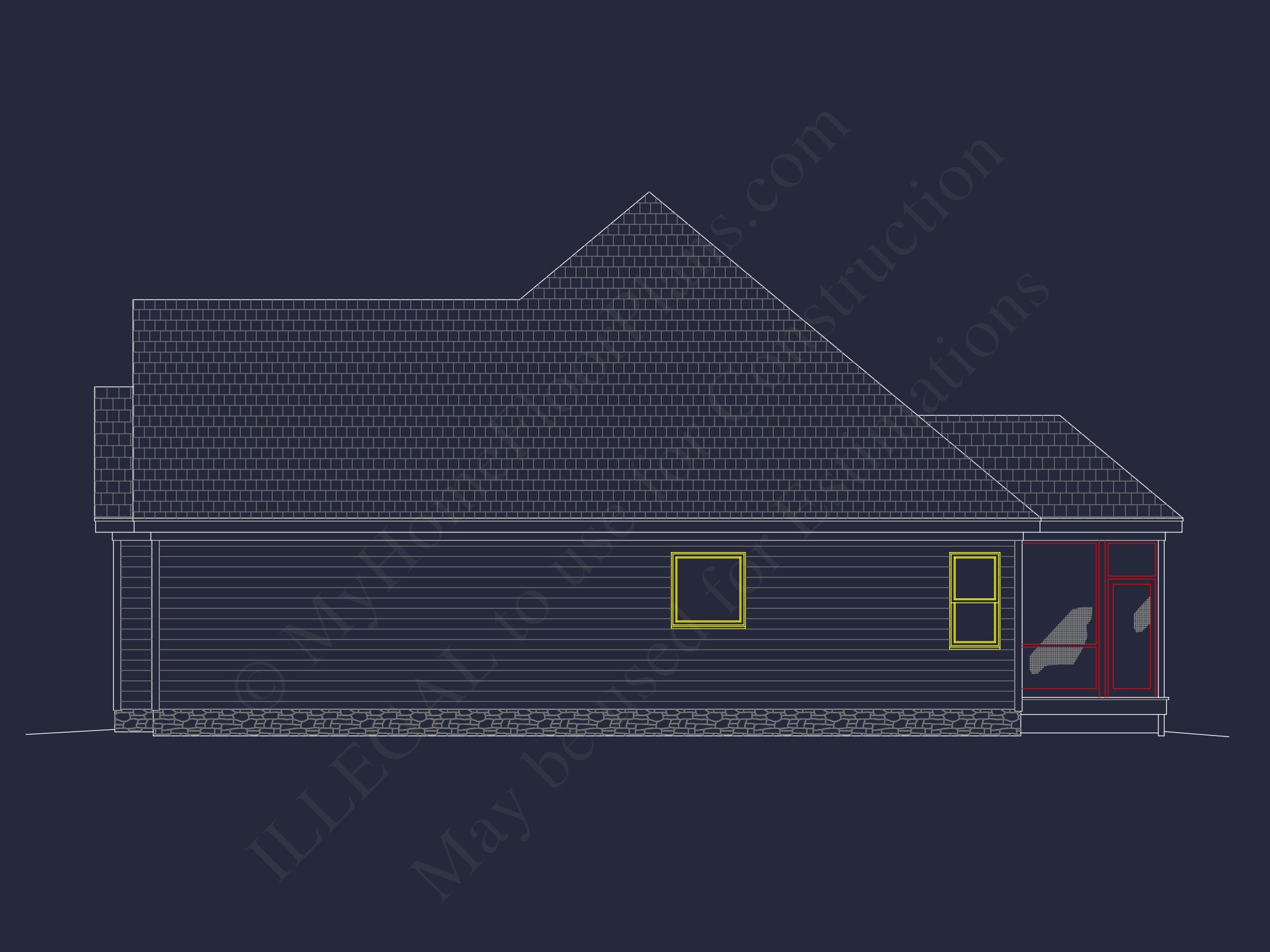 Classic Suburban house Floor Plan – CAD Architecture Designs