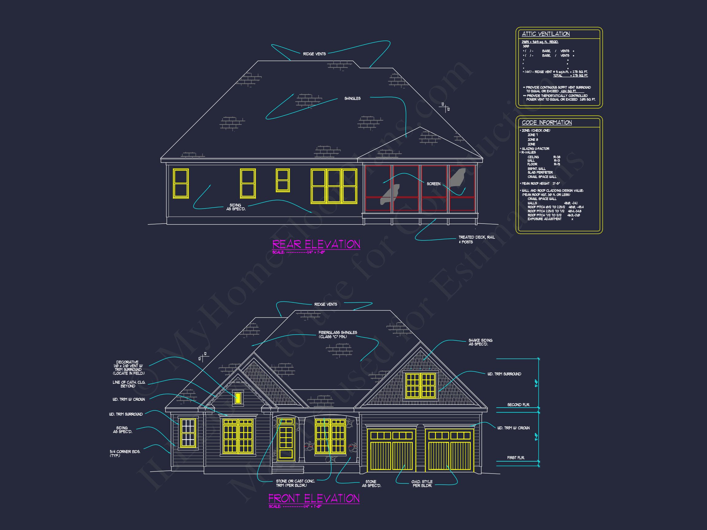 Classic Suburban house Floor Plan – CAD Architecture Designs