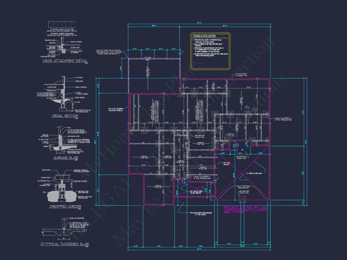 Classic Suburban house Floor Plan – CAD Architecture Designs