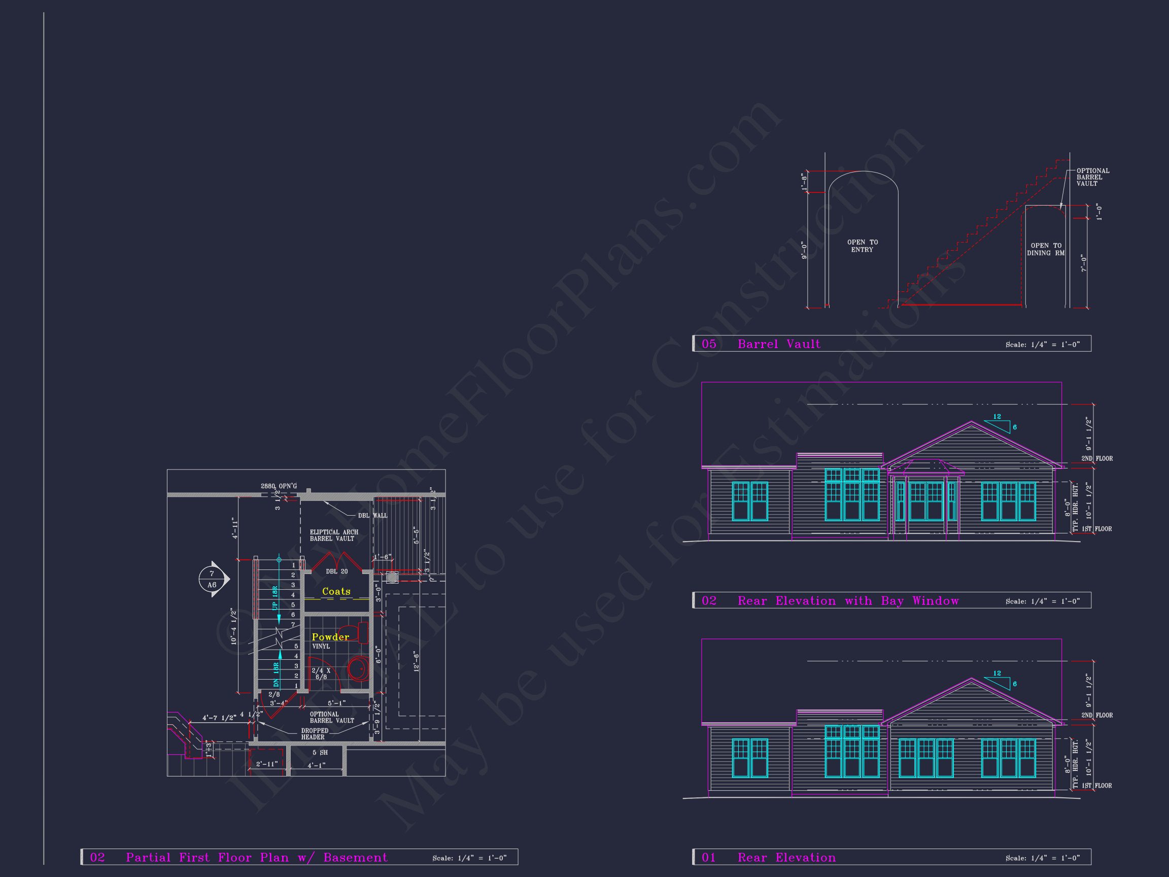 Classic Suburban house Plan: Detailed Floor Blueprint & CAD Design