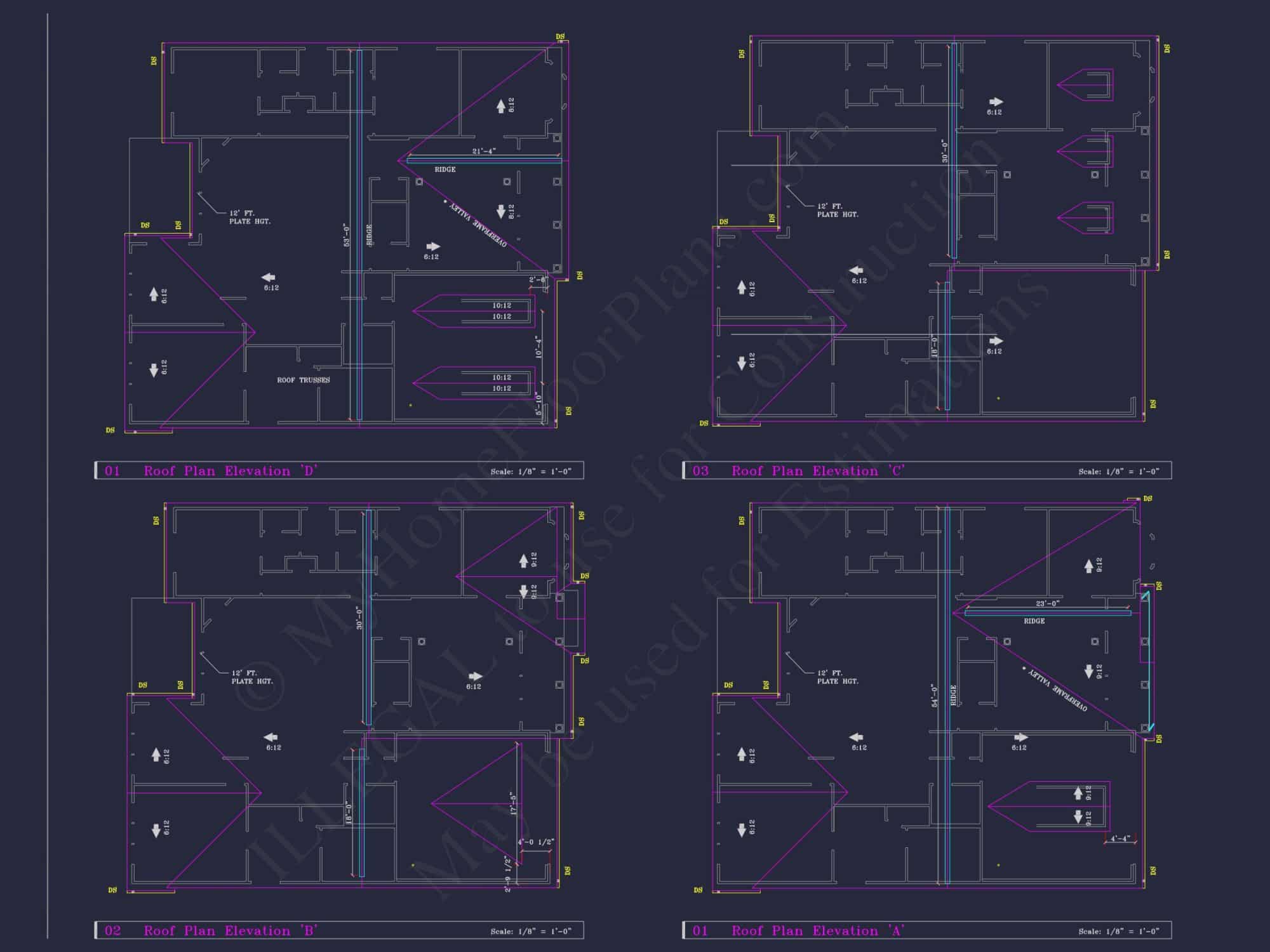 Classic Suburban house Plan: Detailed Floor Blueprint & CAD Design