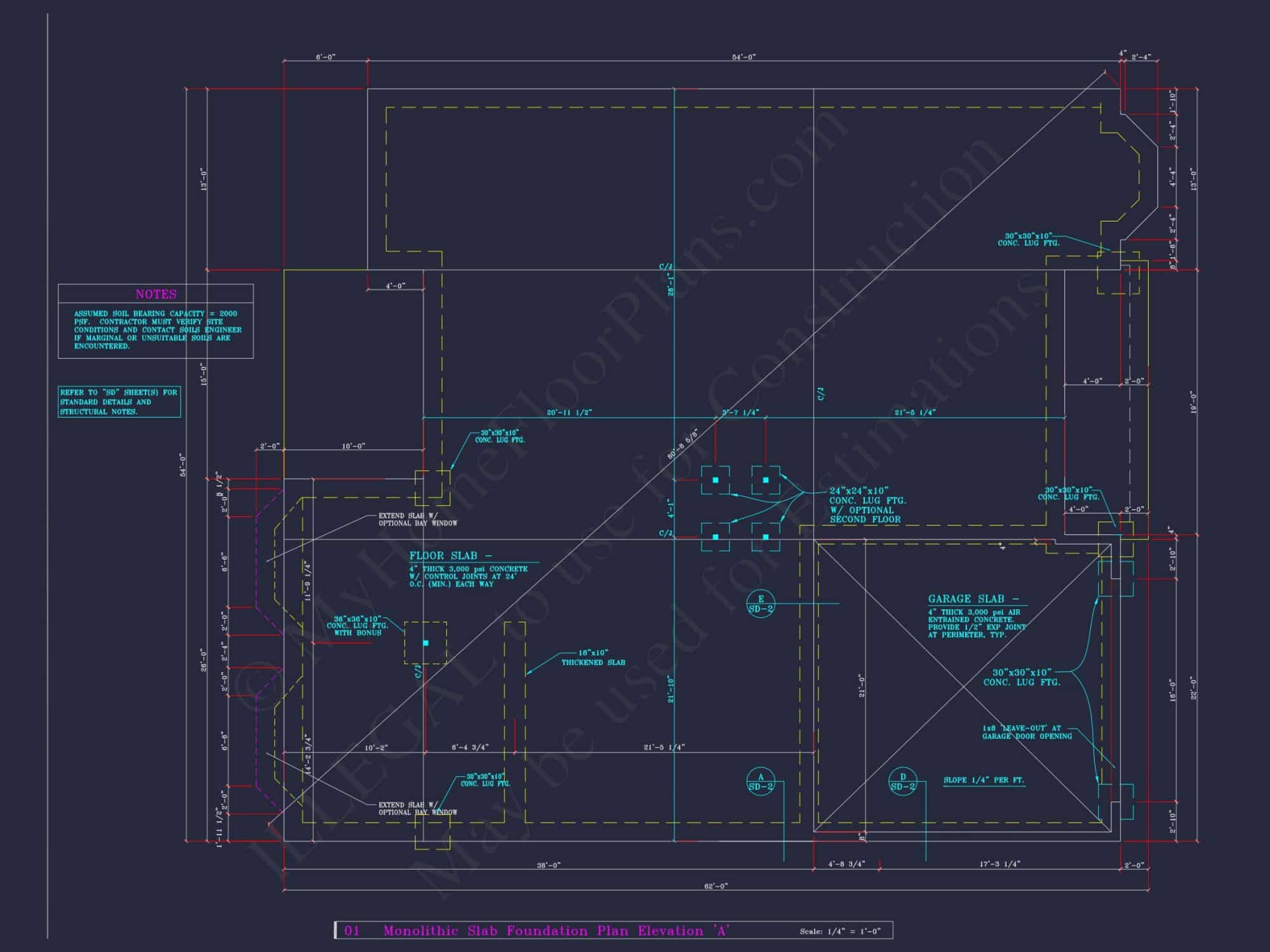 Classic Suburban house Plan: Detailed Floor Blueprint & CAD Design