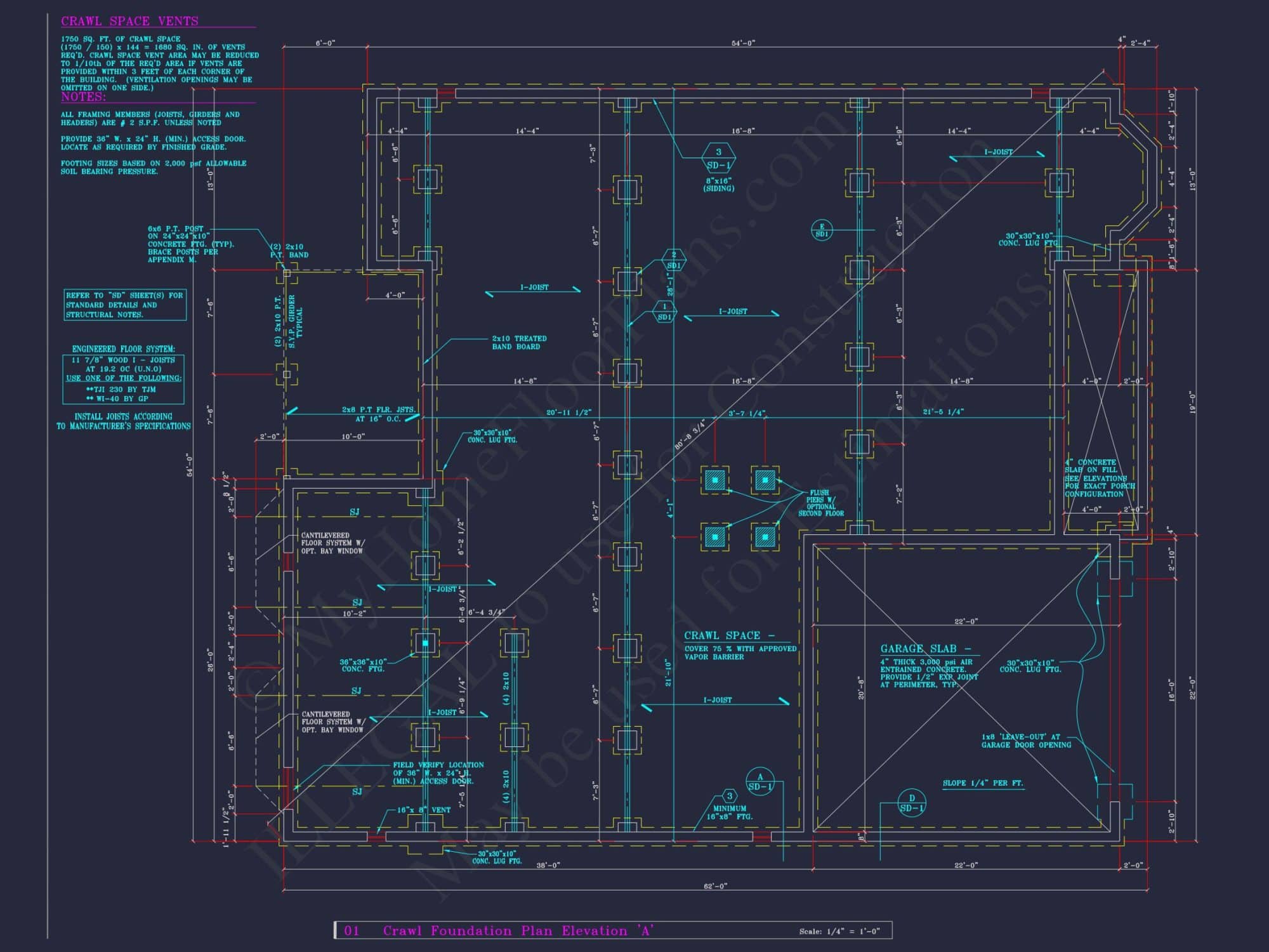 Classic Suburban house Plan: Detailed Floor Blueprint & CAD Design