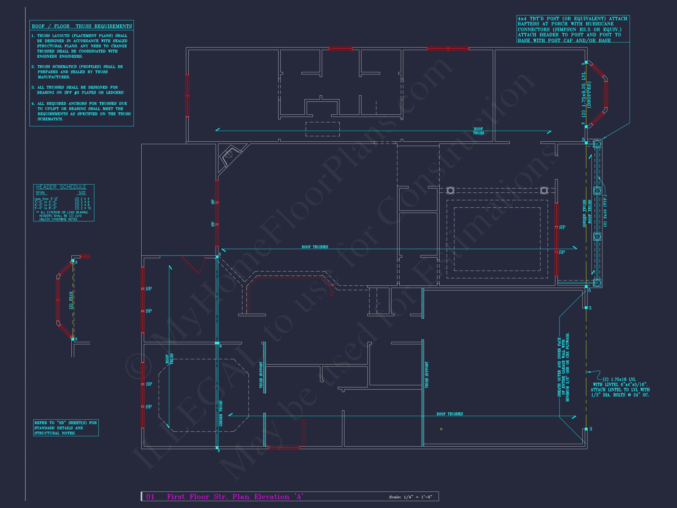 Classic Suburban house Plan: Detailed Floor Blueprint & CAD Design