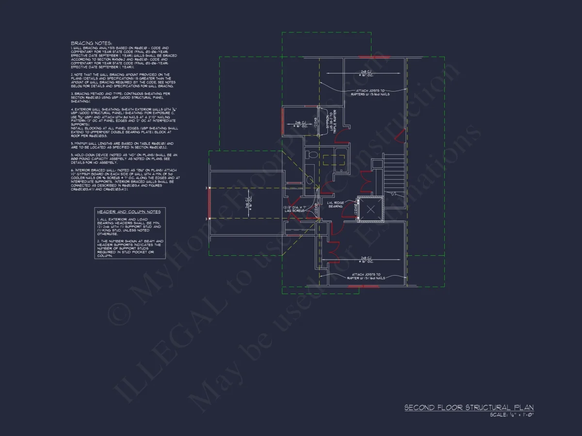 Coastal Beach House Floor Plan with 2.5 Stories and CAD Design