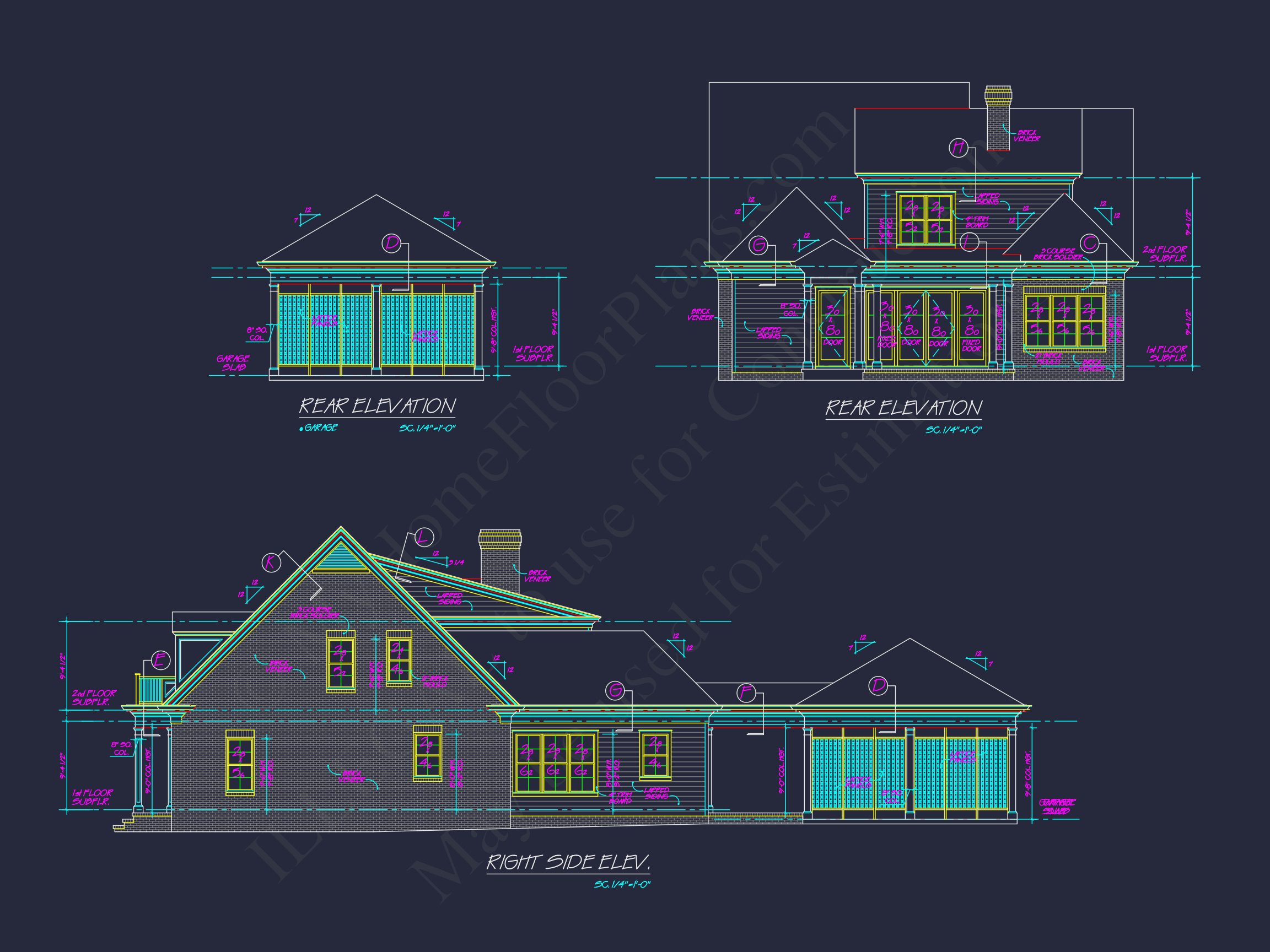 Colonial Revival house Floor Plan