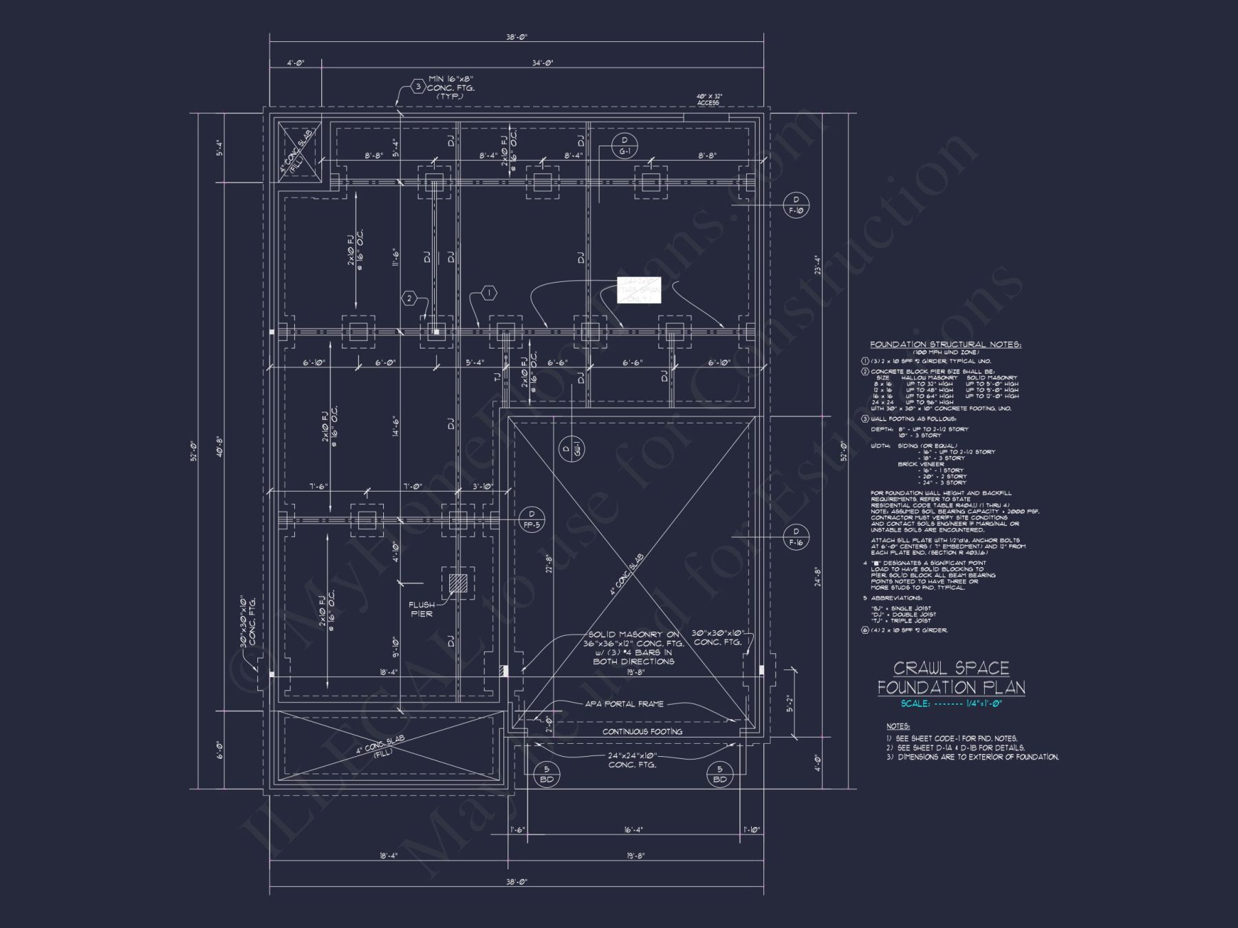 Colonial Revival house Plan with 2-Story Floor Plan Design