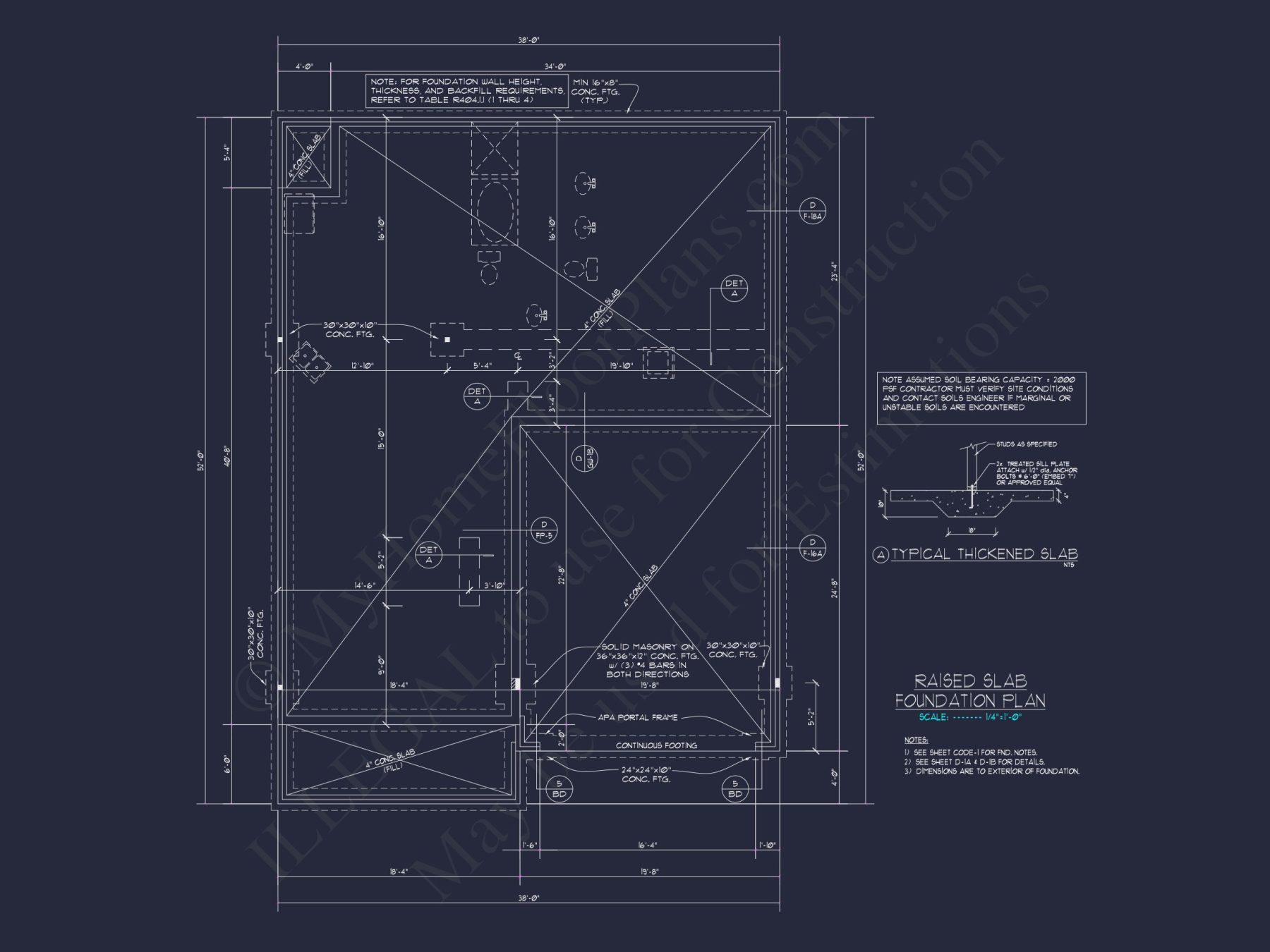 Colonial Revival house Plan with 2-Story Floor Plan Design