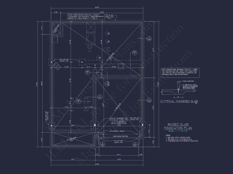 Colonial Revival house Plan With 2-Story Floor Plan Design