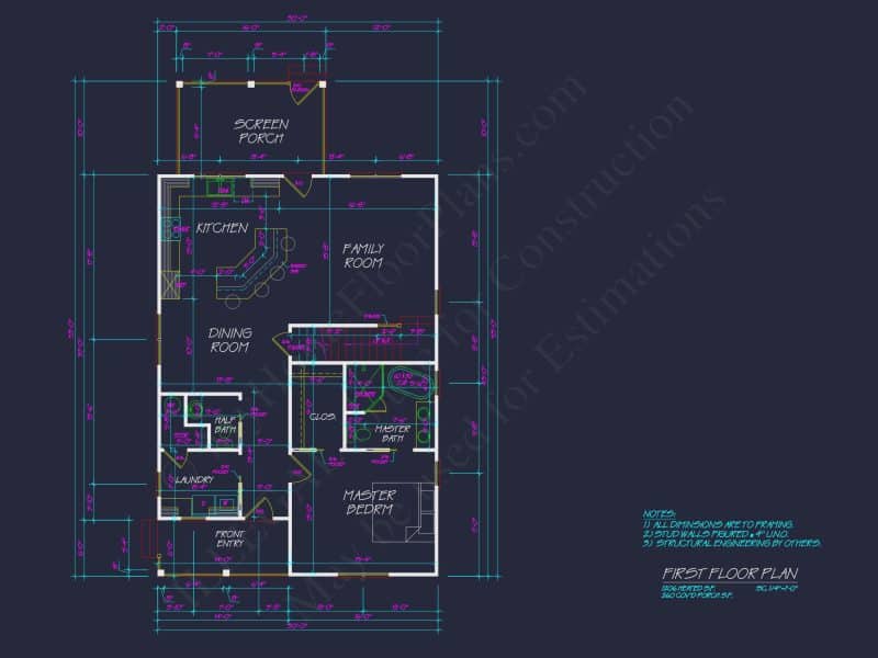 Compact house Floor Plan: CAD Blueprint for Smart Designs