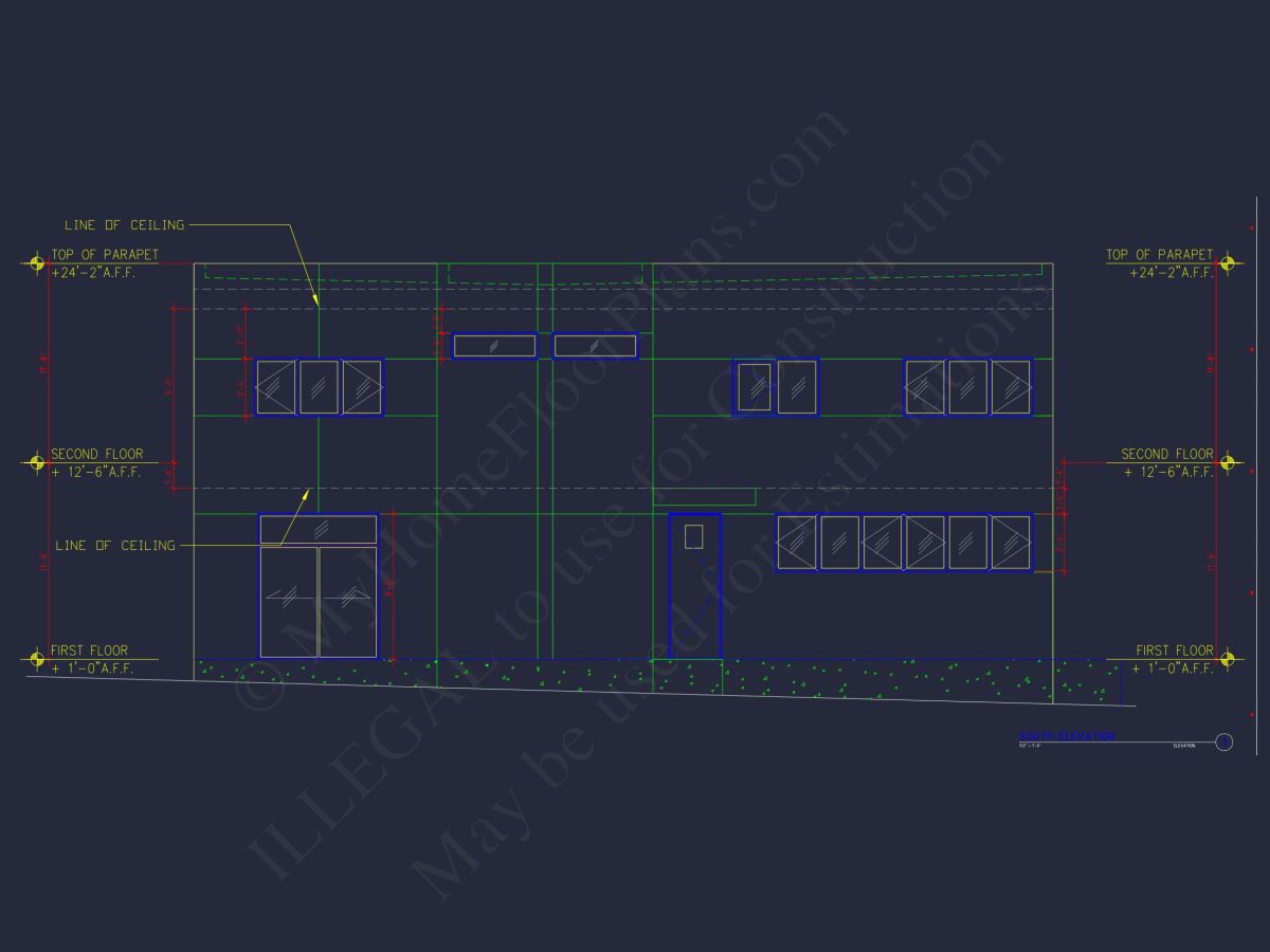 Contemporary house Floor Plan with Open Layout & CAD Designs